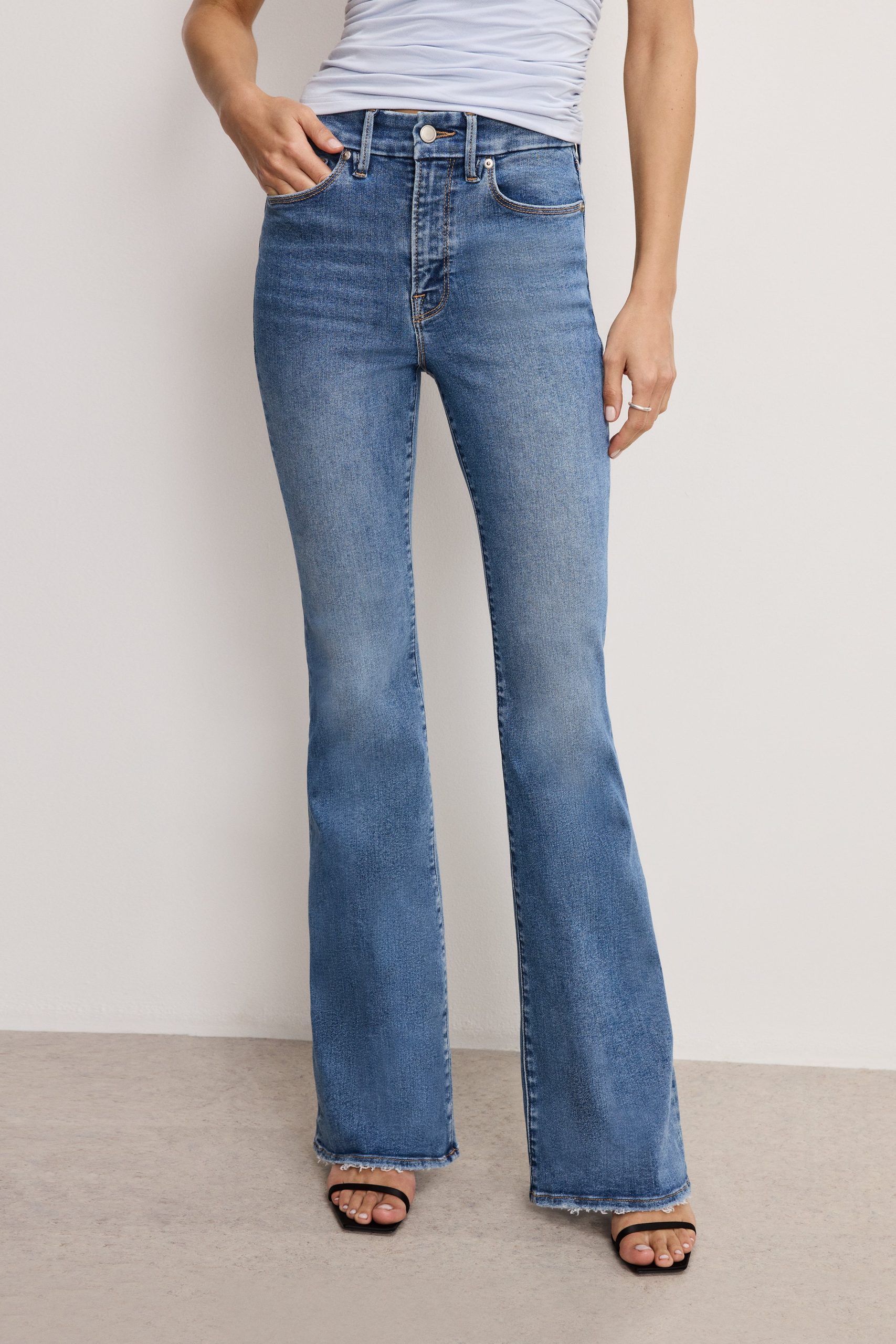 ALWAYS FITS GOOD LEGS FLARE JEANS | INDIGO316 - Image 2