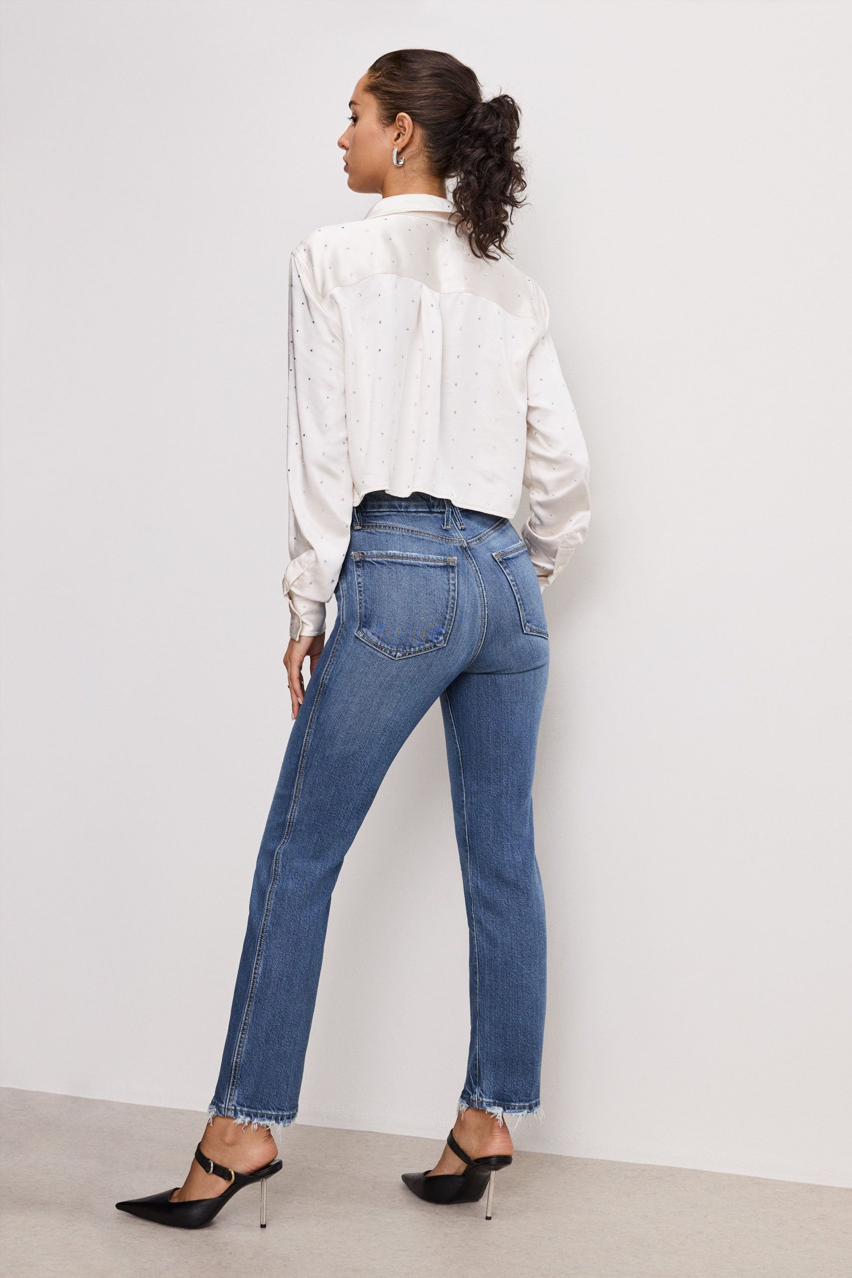 SOFT TECH GOOD CURVE STRAIGHT JEANS | INDIGO737 - Image 5