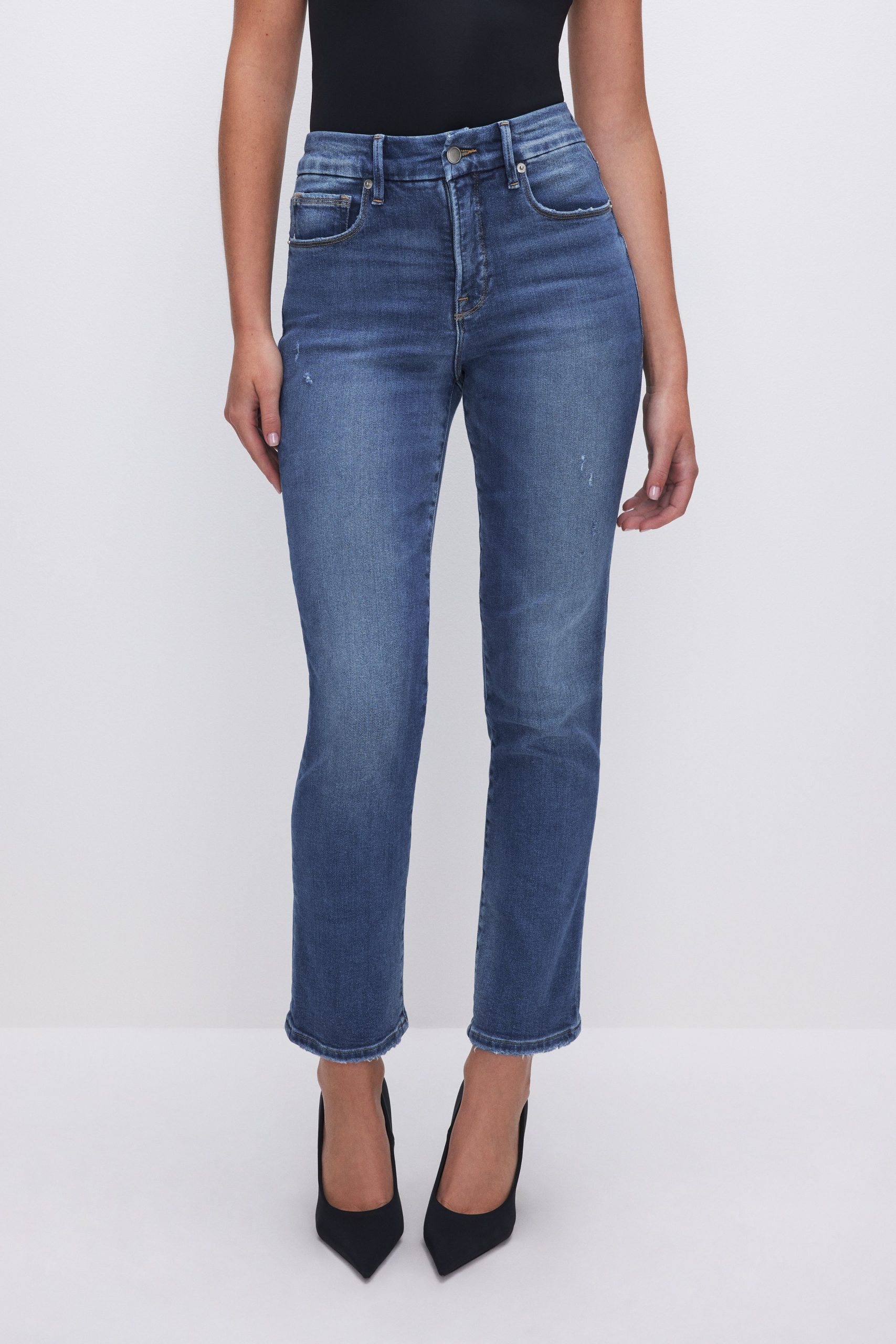 GOOD STRAIGHT COMPRESSION JEANS | INDIGO271 - Image 2