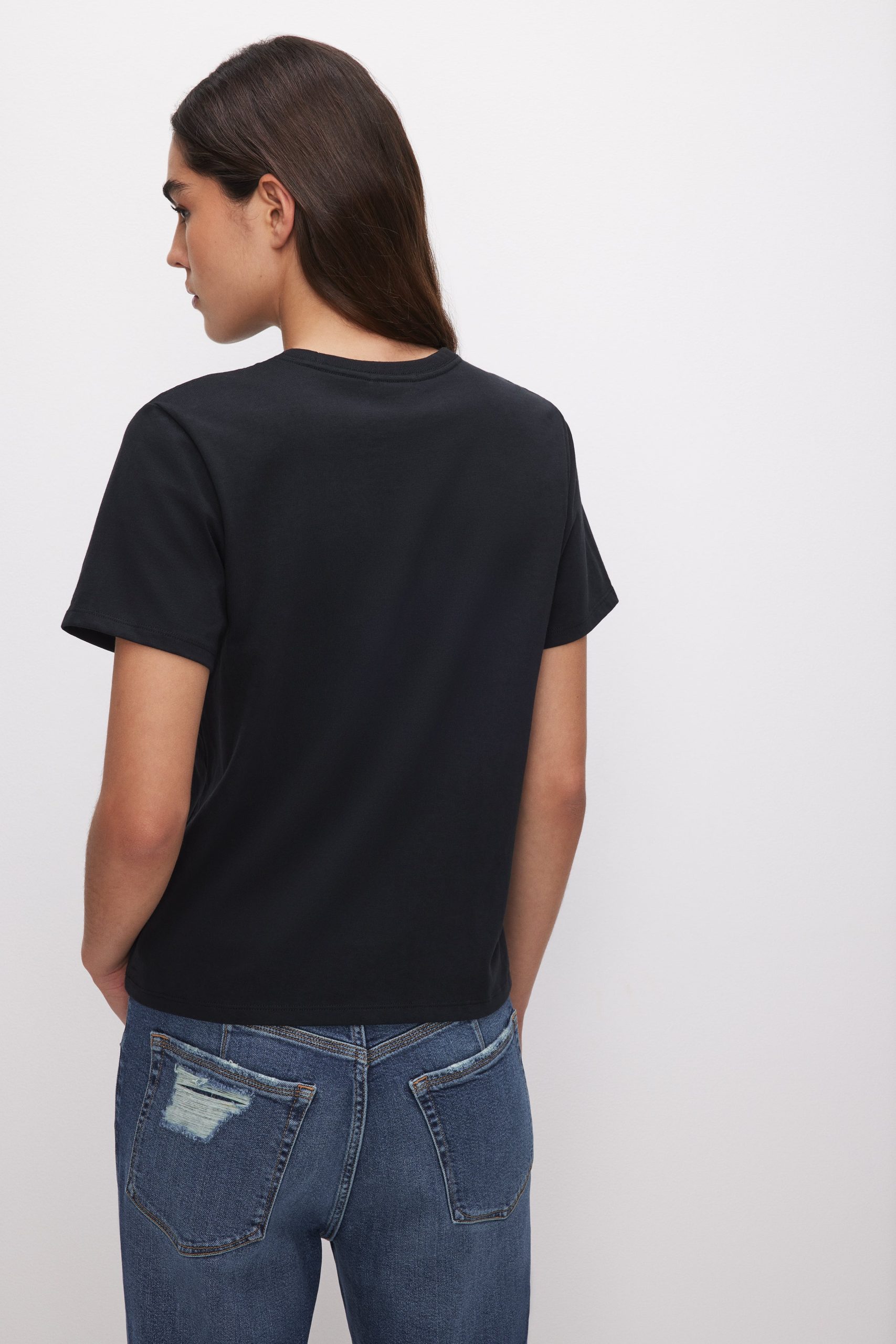 COTTON CLASSIC TEE | BLACK001 - Image 4