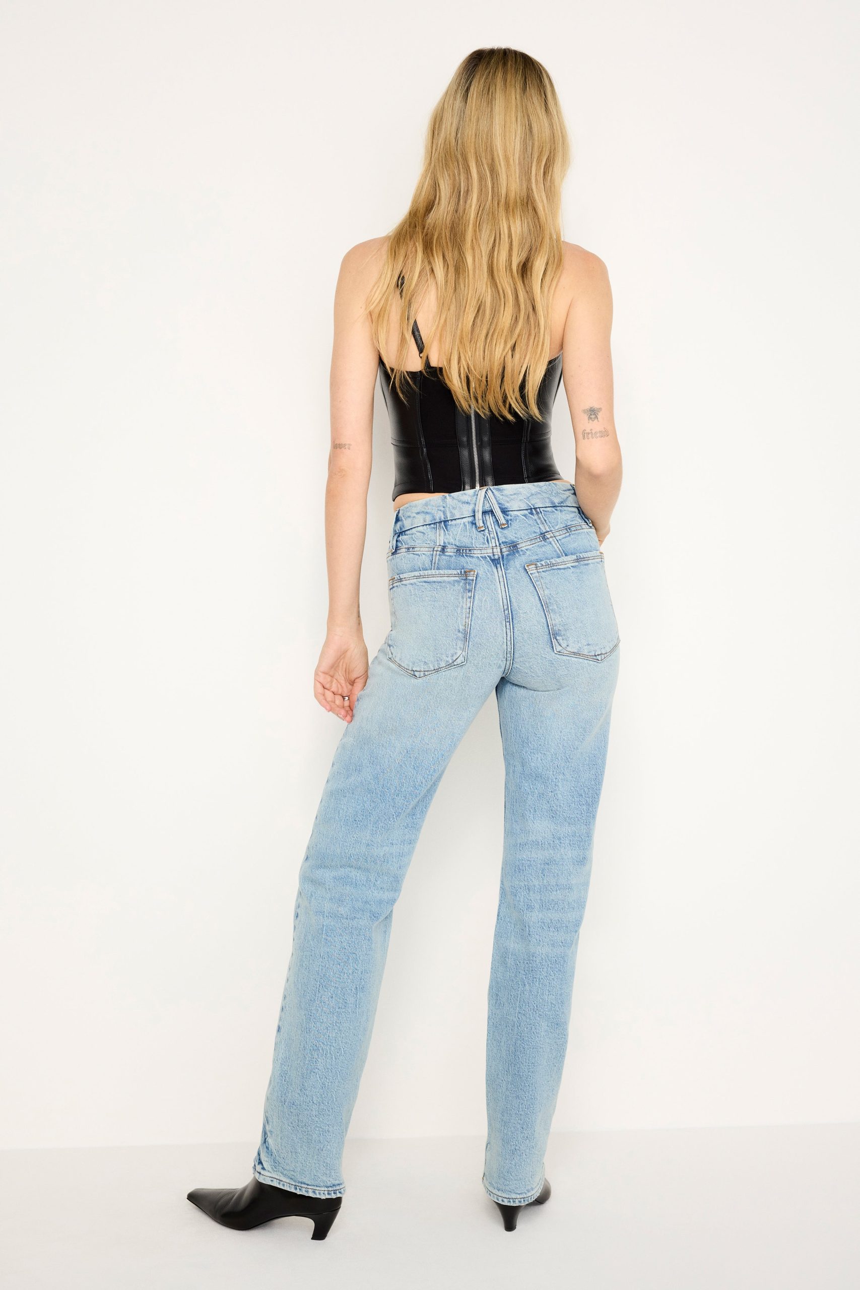 GOOD ICON STRAIGHT JEANS | INDIGO712 - Image 3