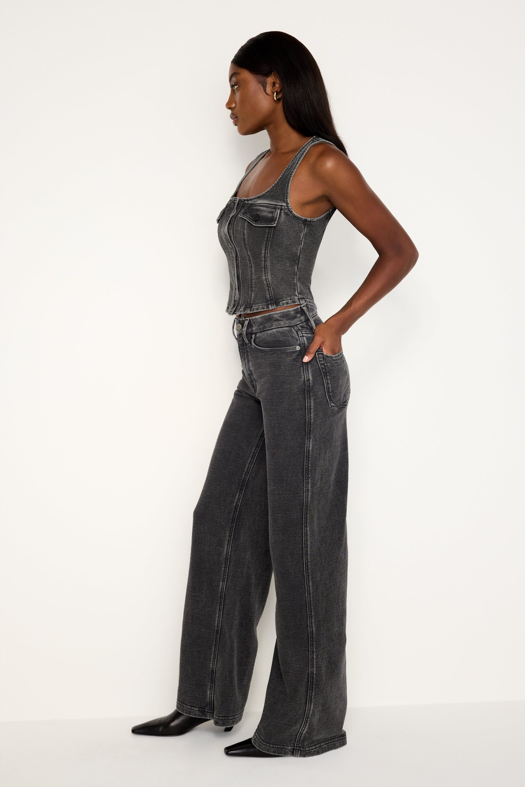 JEANIUS GOOD SKATE SWEATPANTS | BLACK322 - Image 3