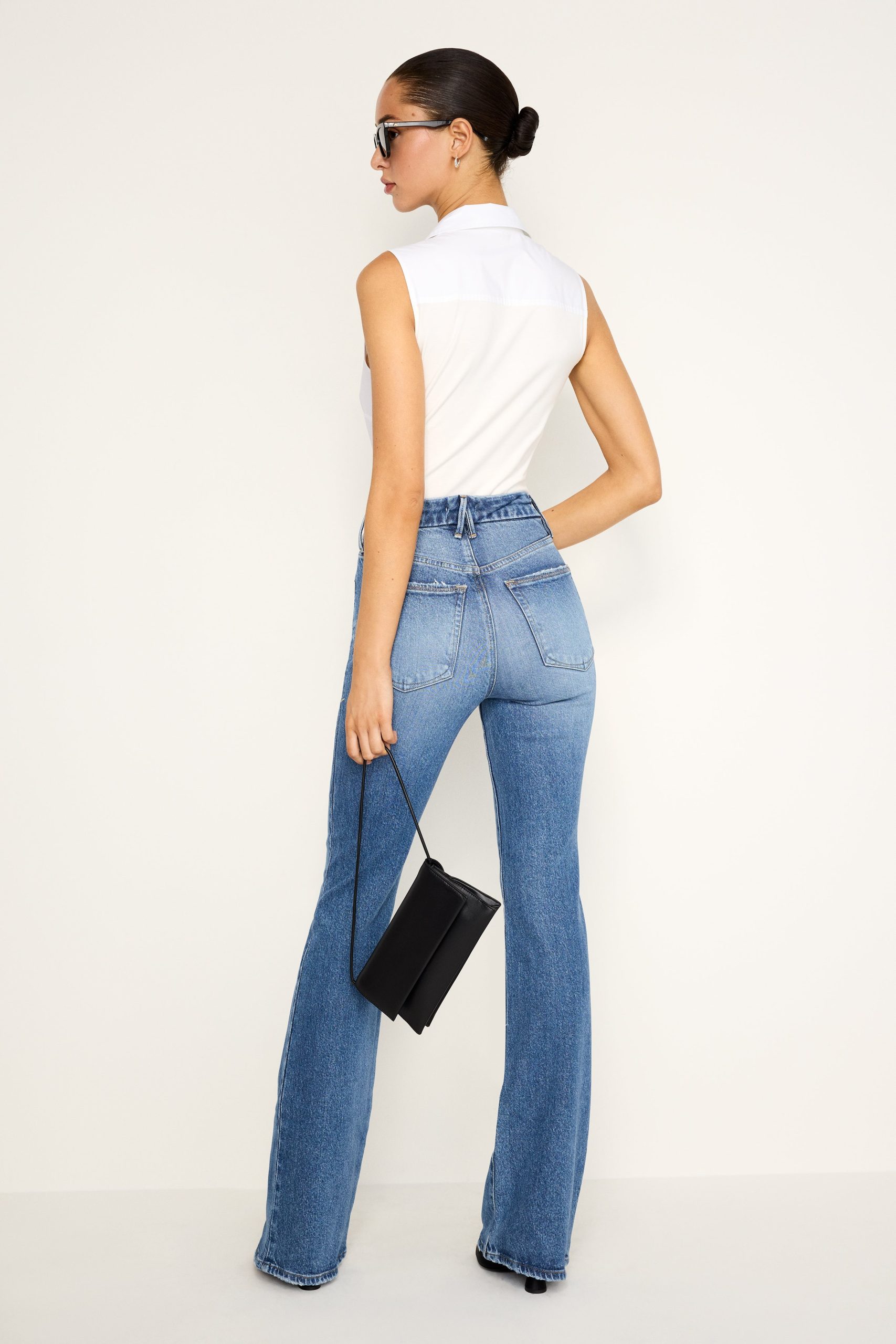 SOFT TECH GOOD PETITE BOOTCUT JEANS|INDIGO627 - Image 5