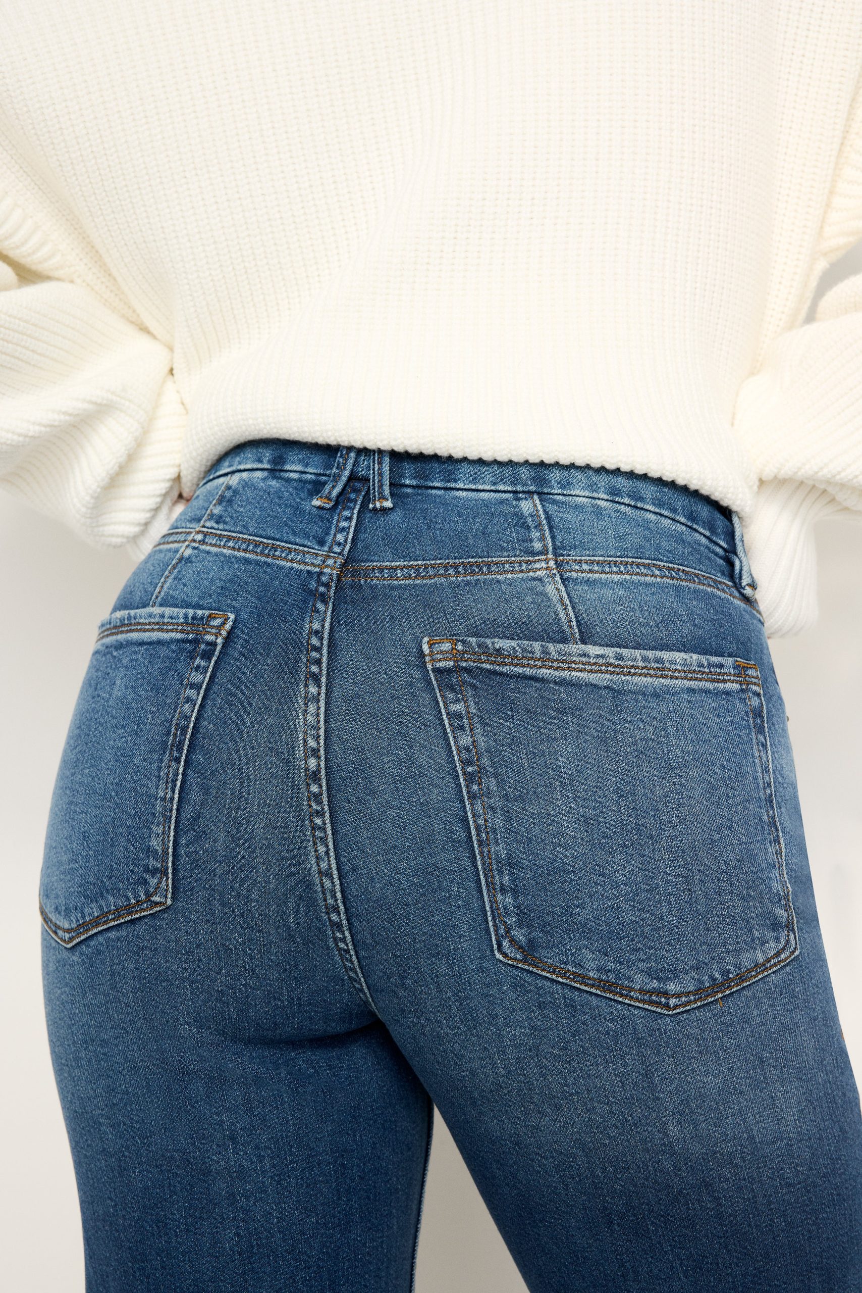 GOOD ICON STRAIGHT JEANS | INDIGO605 - Image 12