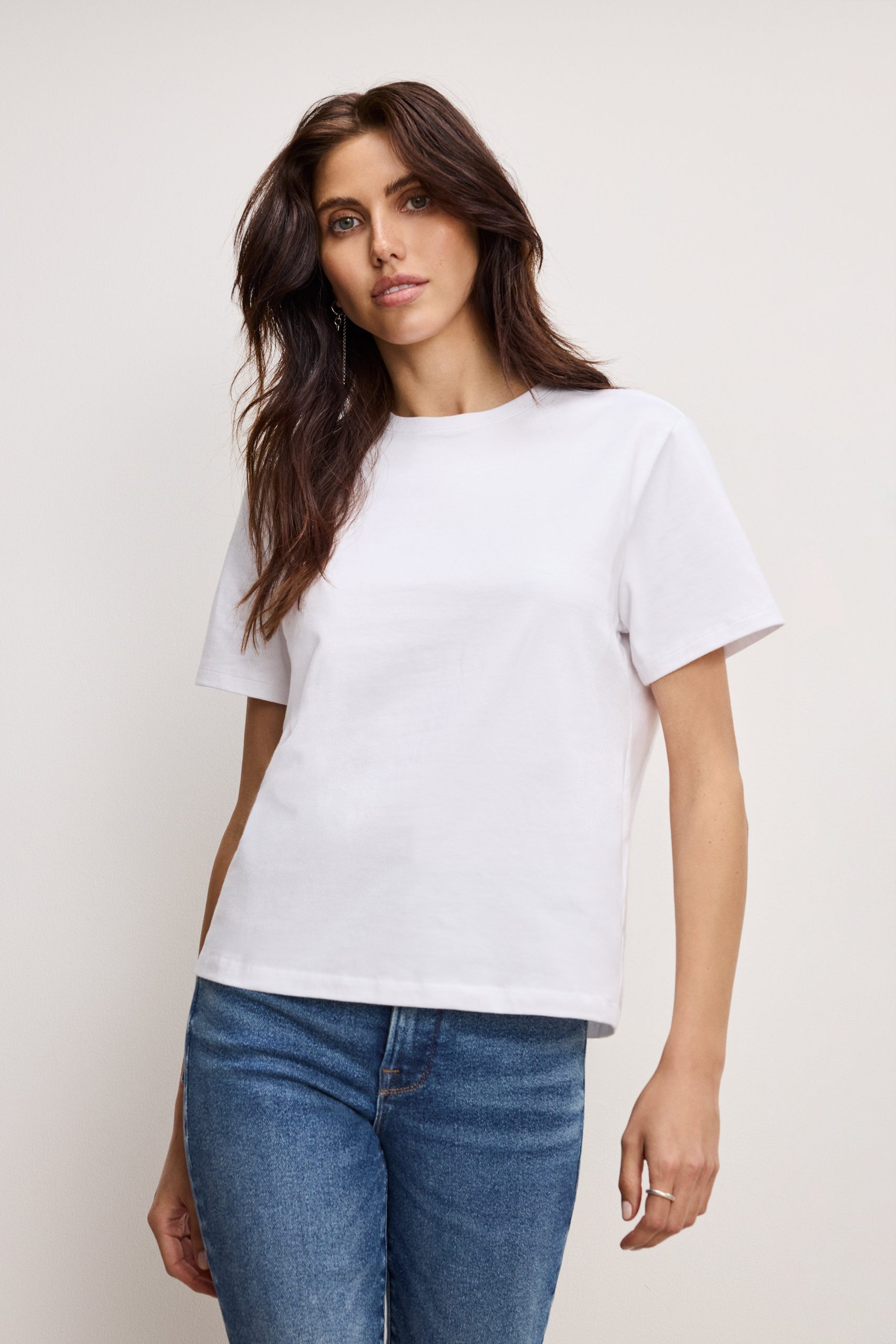 COTTON CLASSIC TEE | WHITE001 - Image 4