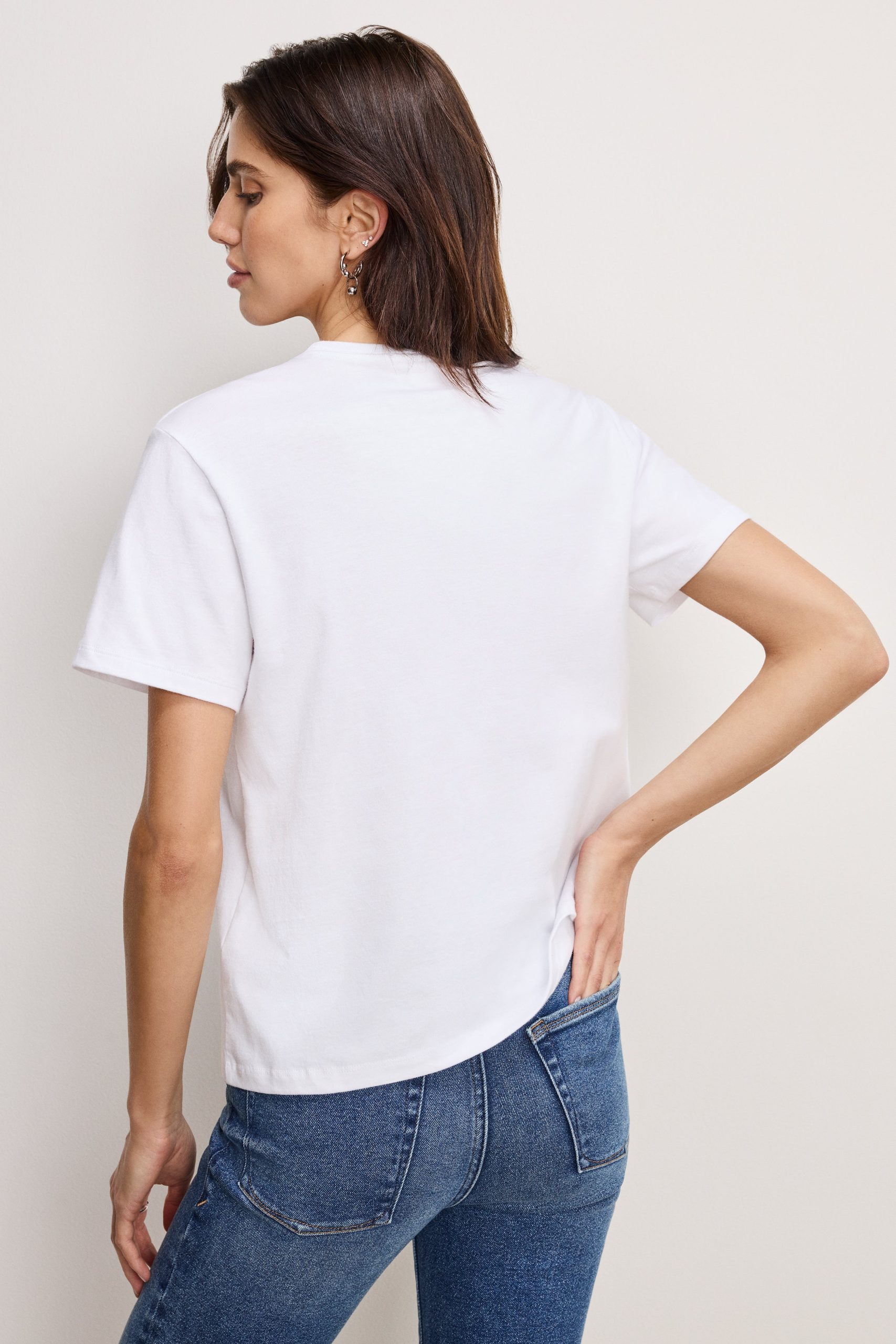 COTTON CLASSIC TEE | WHITE001 - Image 2