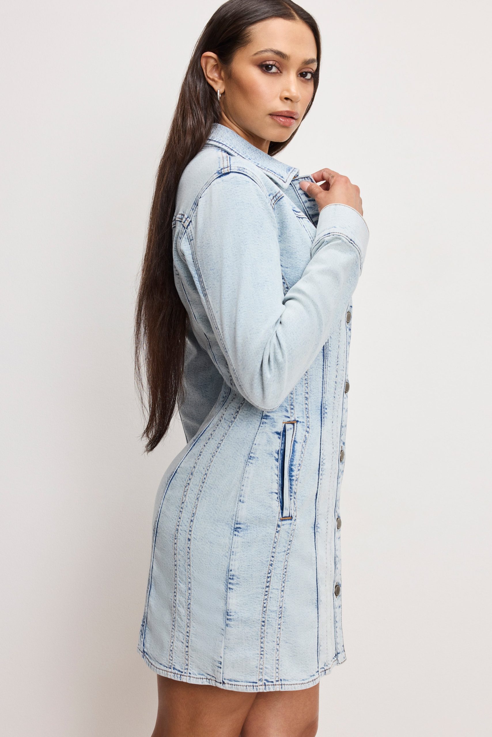 DOLLY DENIM CORSET DRESS | INDIGO1022 - Image 10