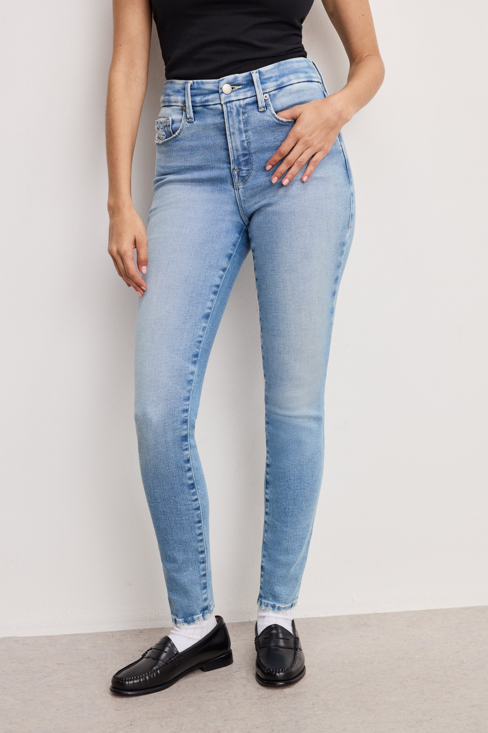 SOFT TECH GOOD LEGS SKINNY JEANS | INDIGO799 - Image 2