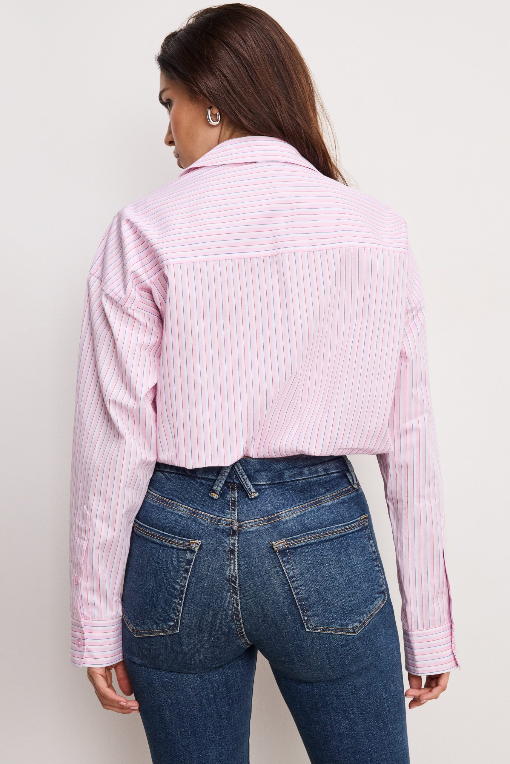 POPLIN BUBBLE SHIRT | CANDY STRIPE001 - Image 3