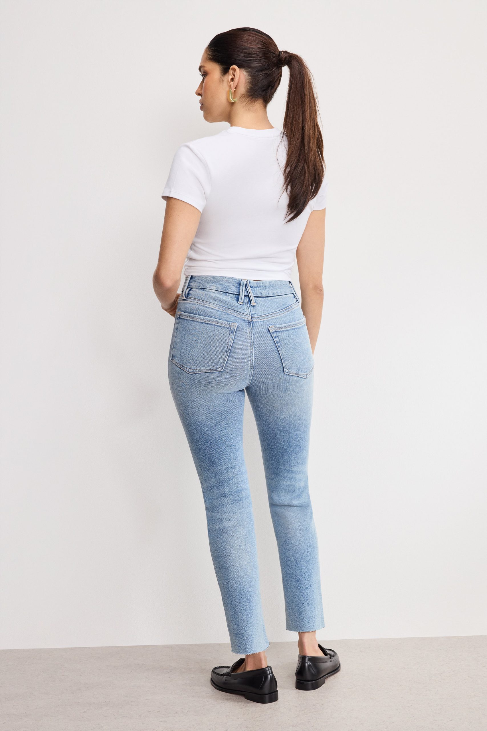 SOFT TECH GOOD LEGS STRAIGHT JEANS | INDIGO799 - Image 5