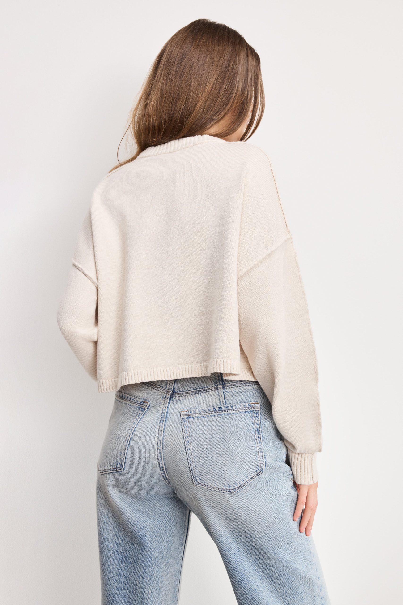 COZY KNIT CREW NECK | VANILLA001 - Image 2