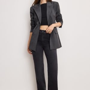 SOFT TECH GOOD TRUE STRAIGHT JEANS | BLACK343