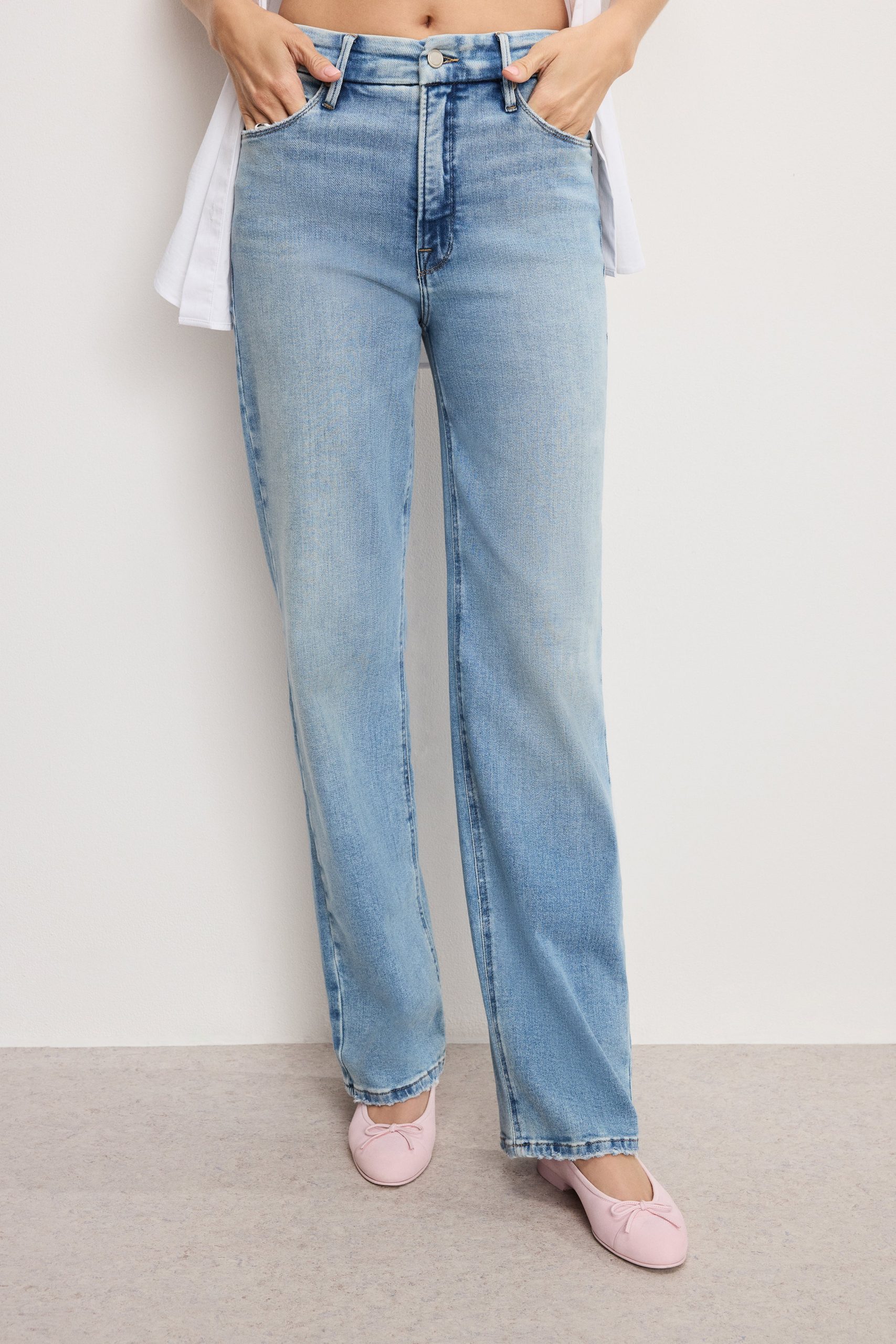 SOFT TECH GOOD TRUE STRAIGHT JEANS | INDIGO1073 - Image 3
