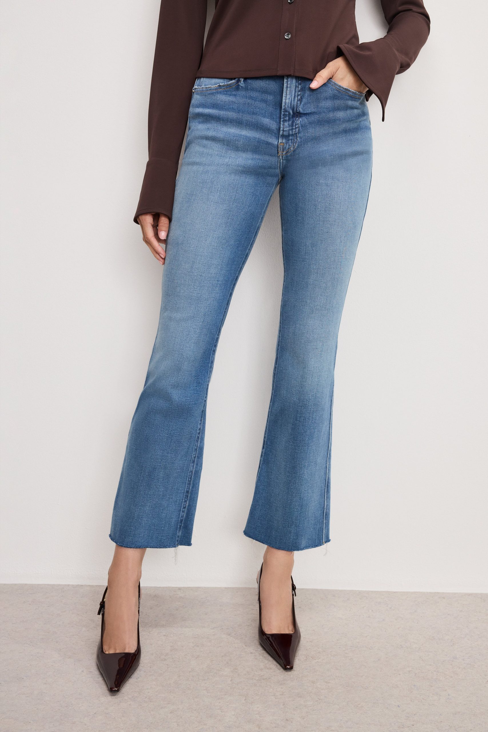 SOFT TECH GOOD KICK FLARE JEANS | INDIGO1026 - Image 2
