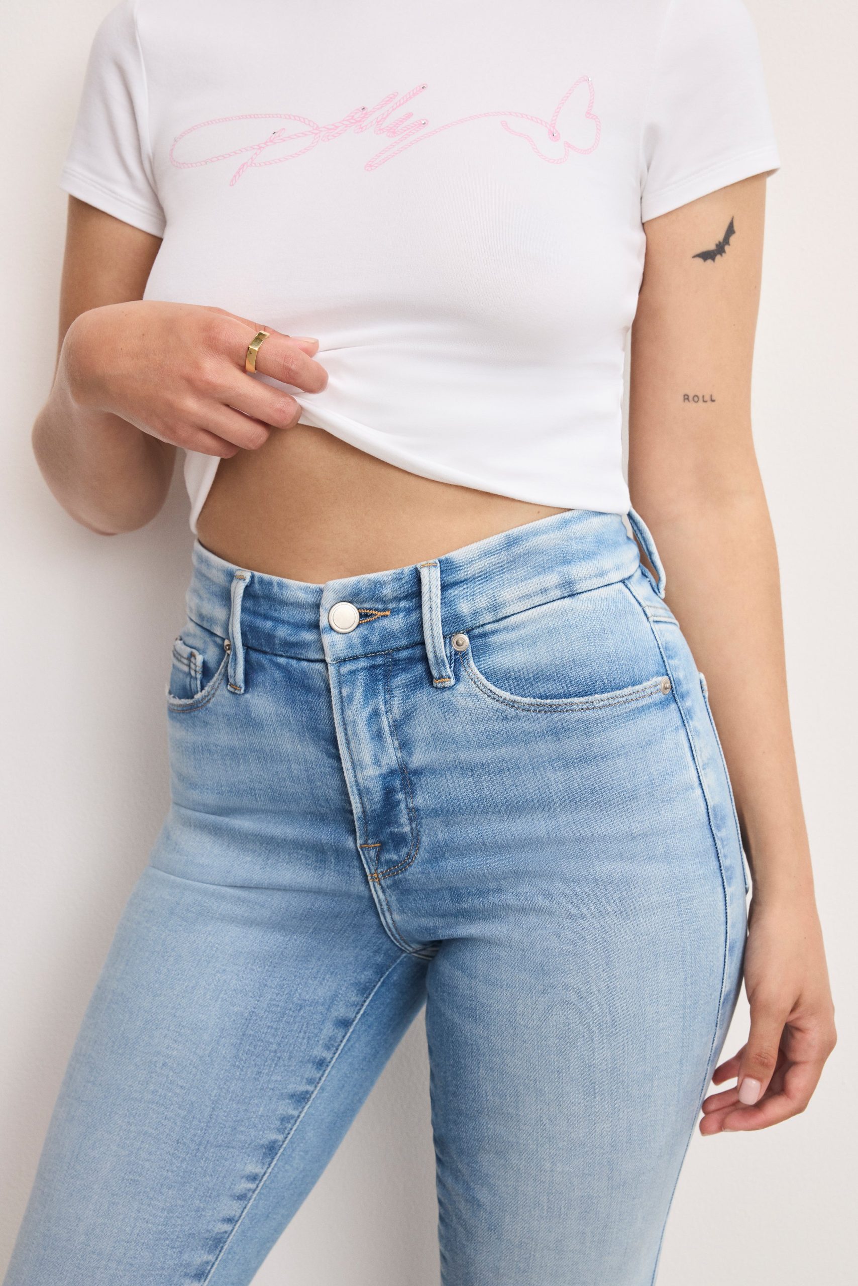 DOLLY JOLEANS PETITE STRAIGHT JEANS | INDIGO1081 - Image 4