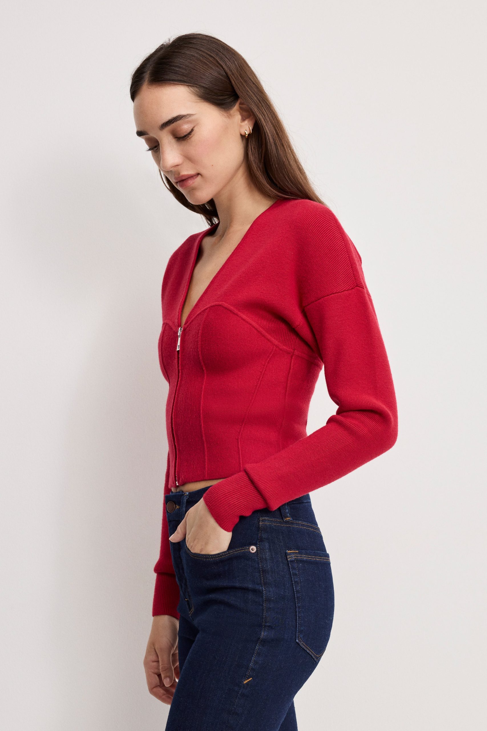 BUSTIER SWEATER | RUBY - Image 2