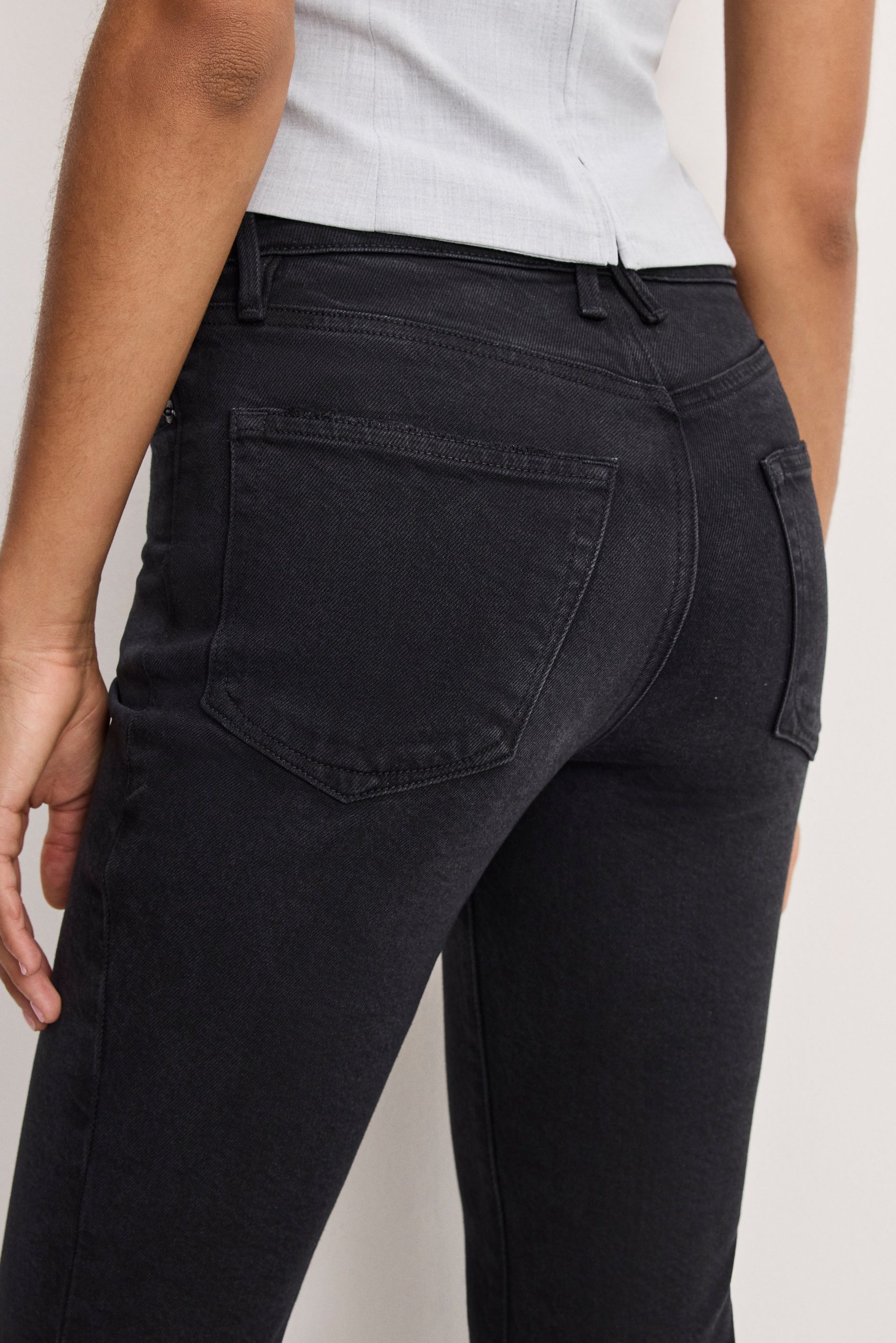 SOFT TECH GOOD CLASSIC BOOTCUT JEANS | BLACK344 - Image 4