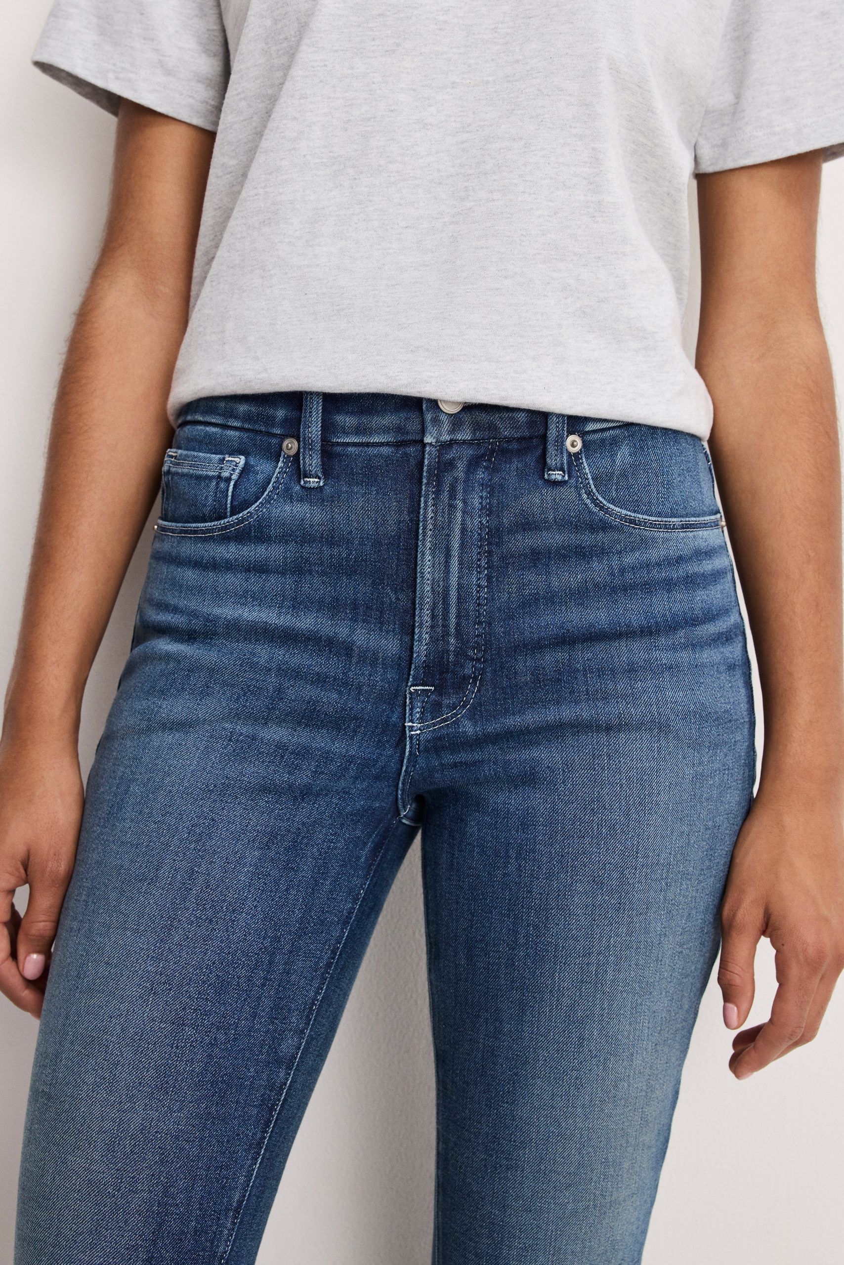 SOFT TECH GOOD LEGS FLARE JEANS | INDIGO855 - Image 5