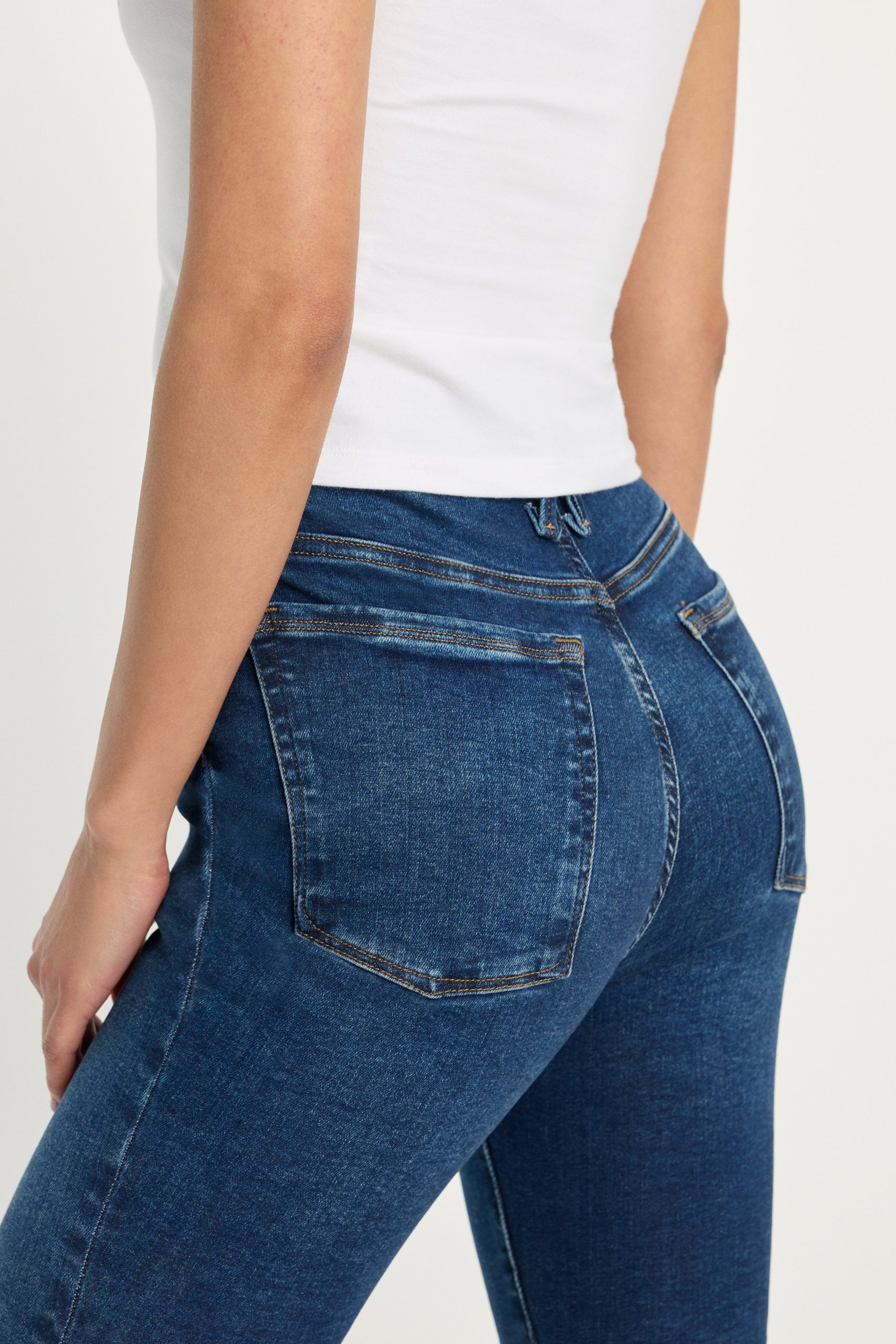 POWER STRETCH PULL-ON SKINNY JEANS | INDIGO491 - Image 4