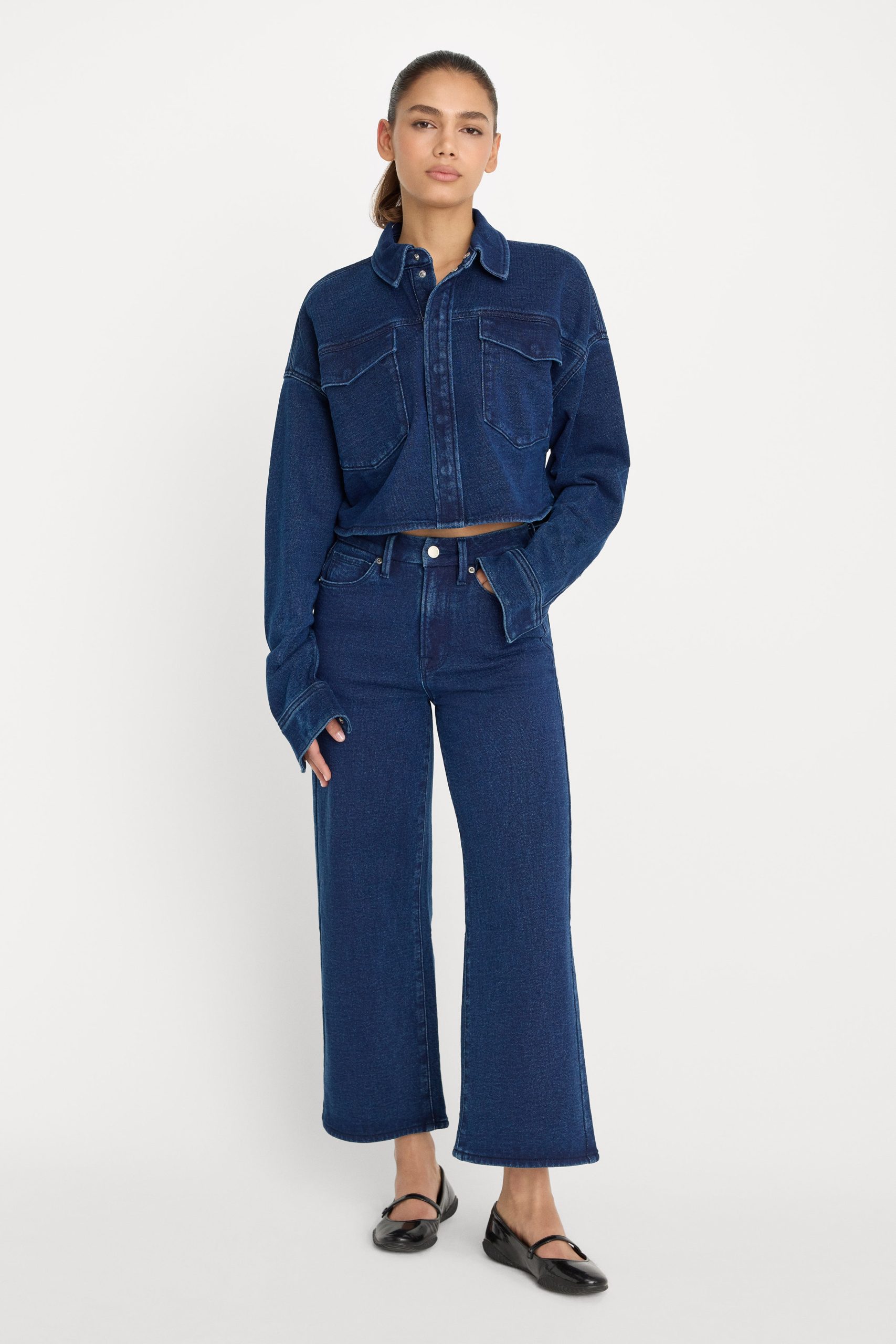 JEANIUS CROPPED JACKET | INDIGO377 - Image 3