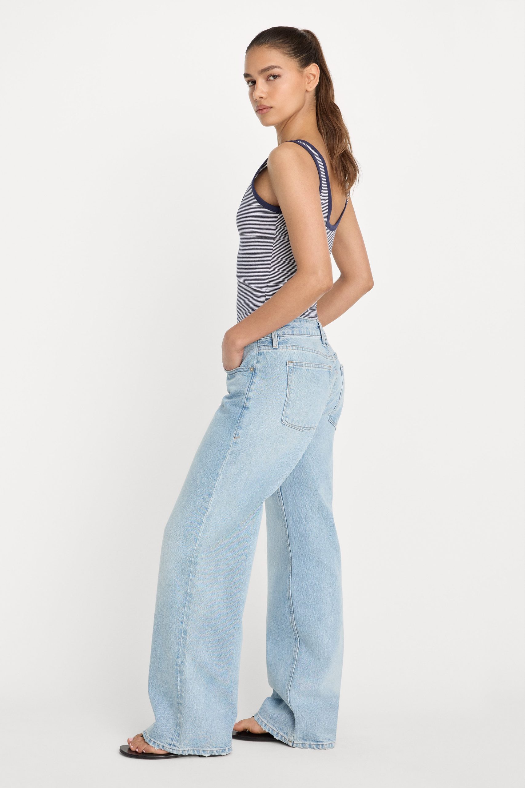 VINTAGE LOW LOOSE JEANS | INDIGO1223 - Image 4