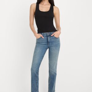 COMPRESSION GOOD LEGS STRAIGHT JEANS | INDIGO254