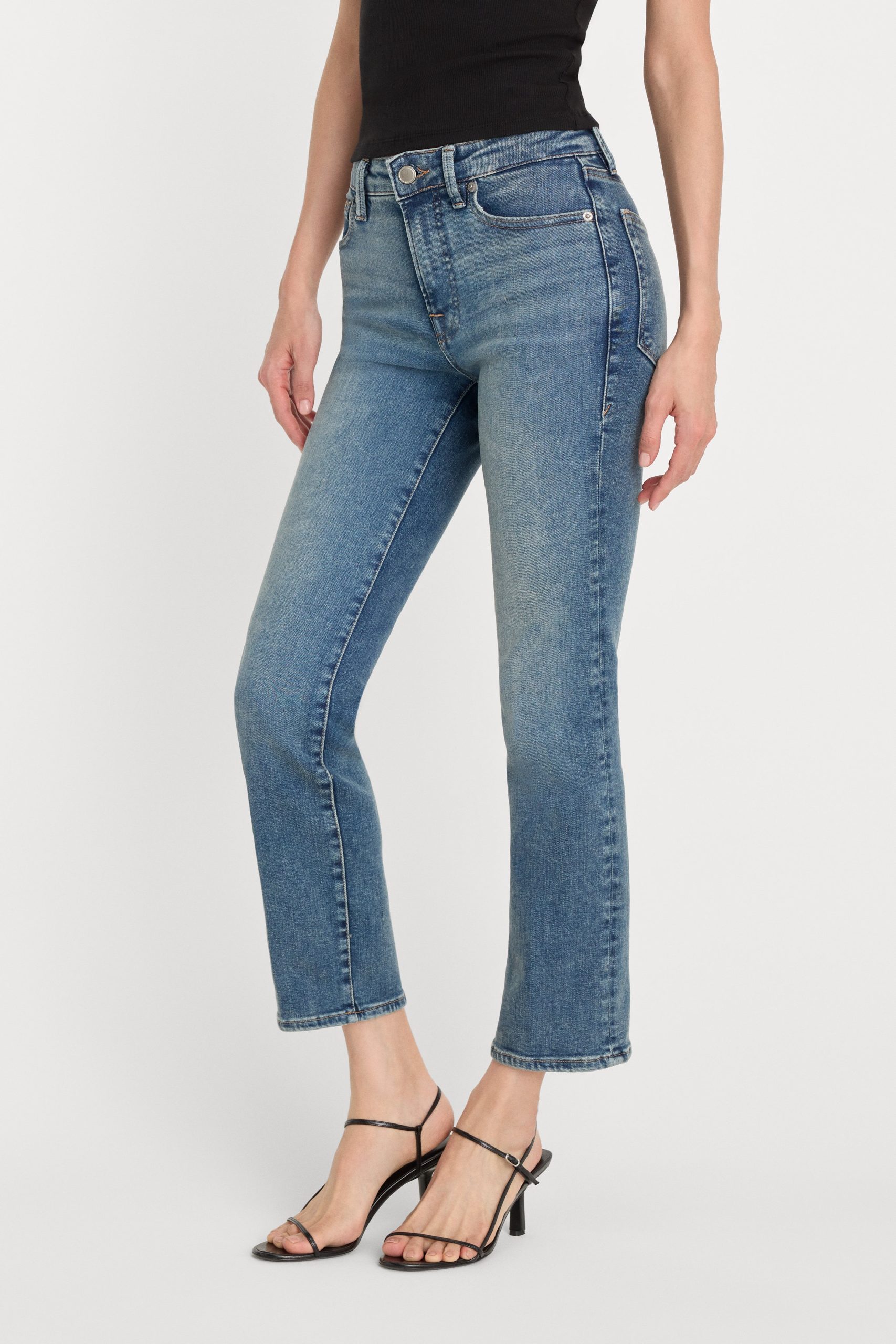 COMPRESSION GOOD LEGS STRAIGHT JEANS | INDIGO254 - Image 2