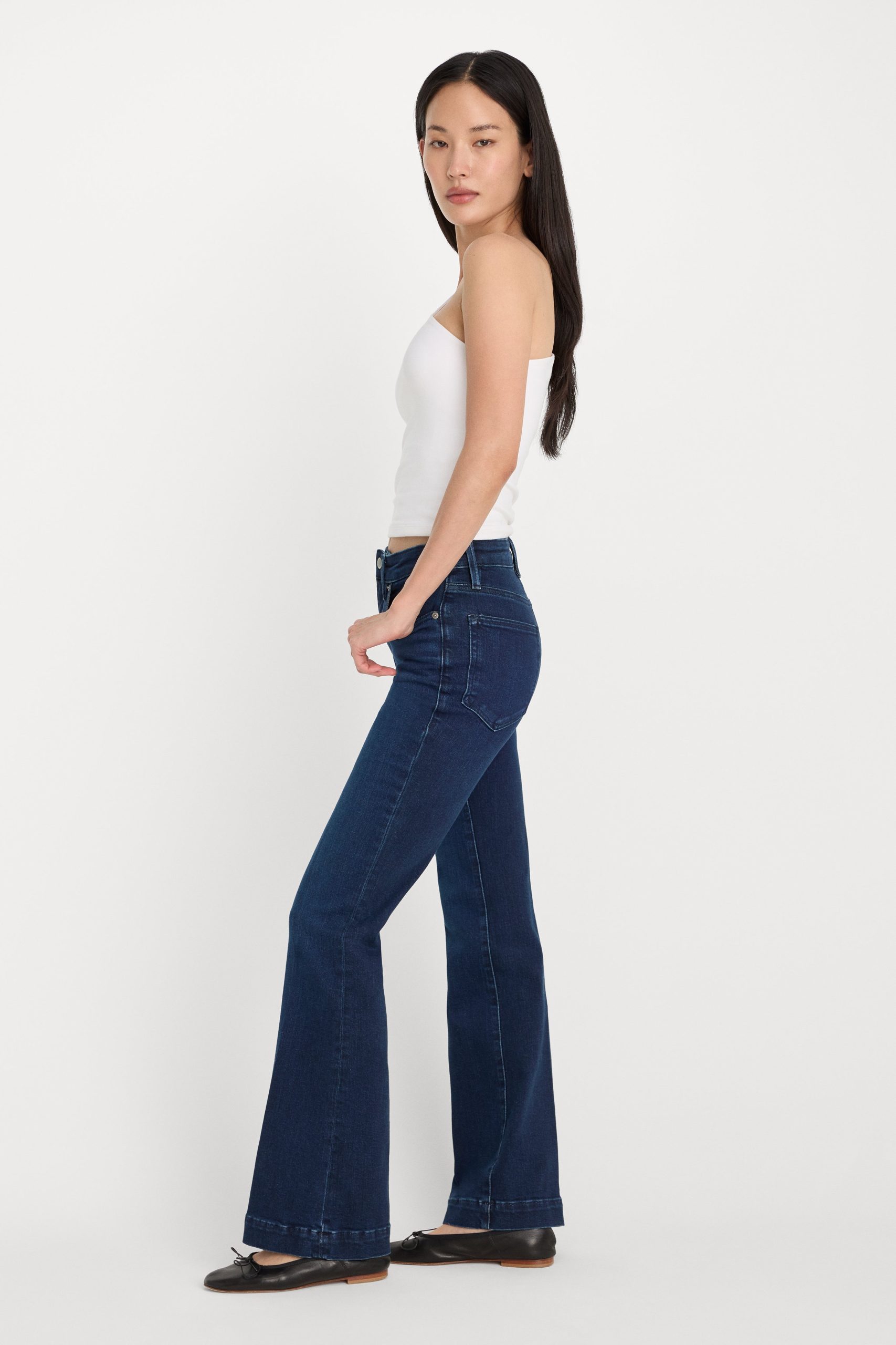 COMPRESSION GOOD CLASSIC BOOTCUT JEANS | INDIGO1150 - Image 3
