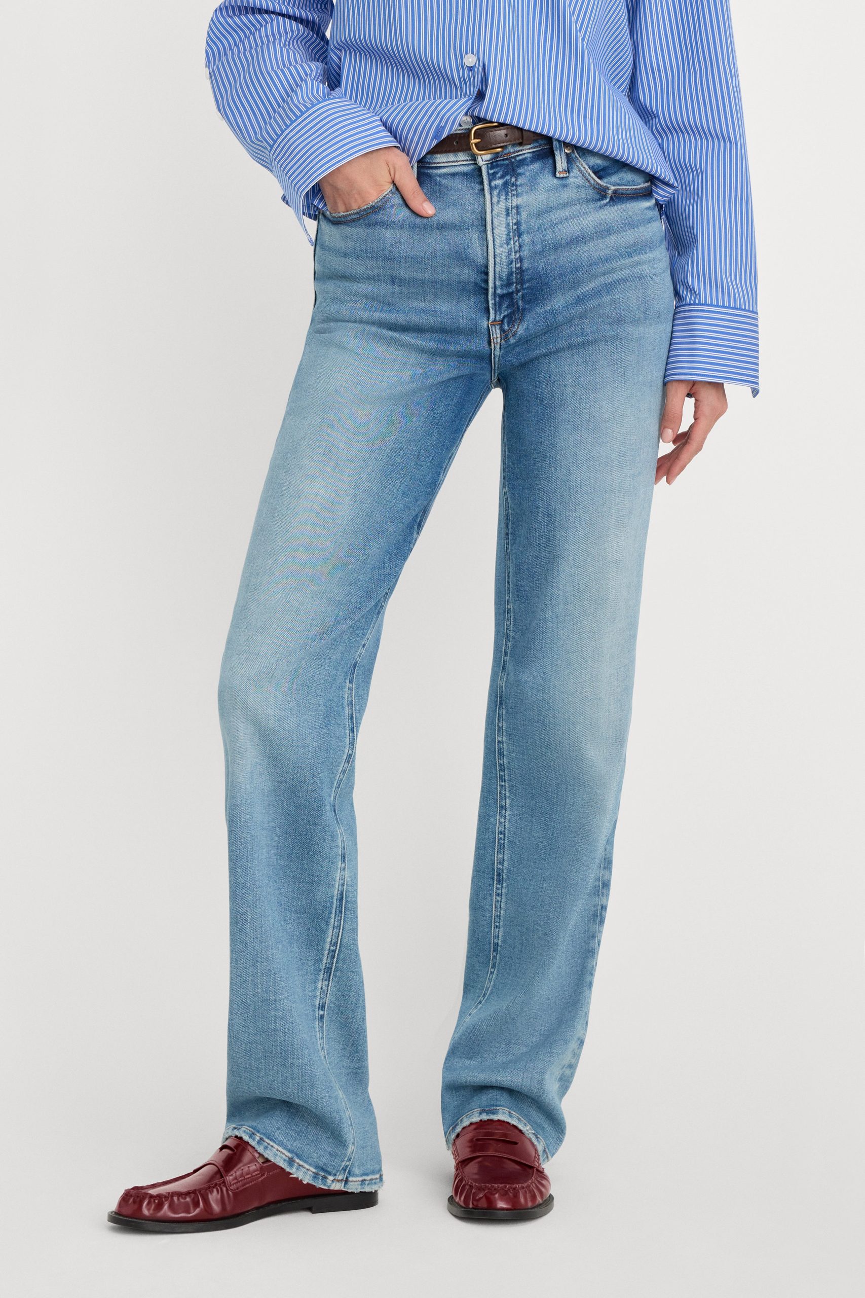 SOFT TECH GOOD TRUE STRAIGHT JEANS|INDIGO1214 - Image 2