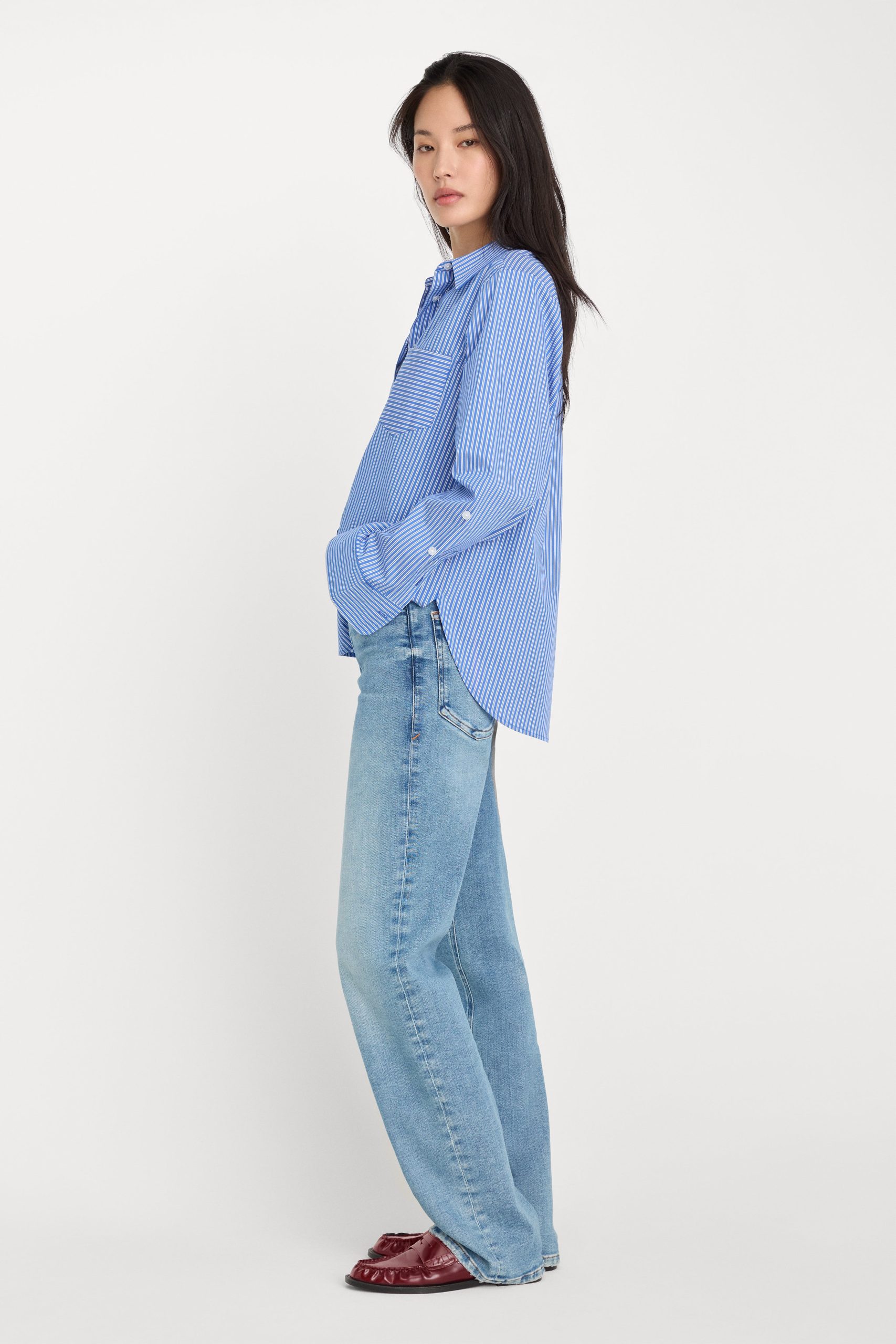SOFT TECH GOOD TRUE STRAIGHT JEANS|INDIGO1214 - Image 3