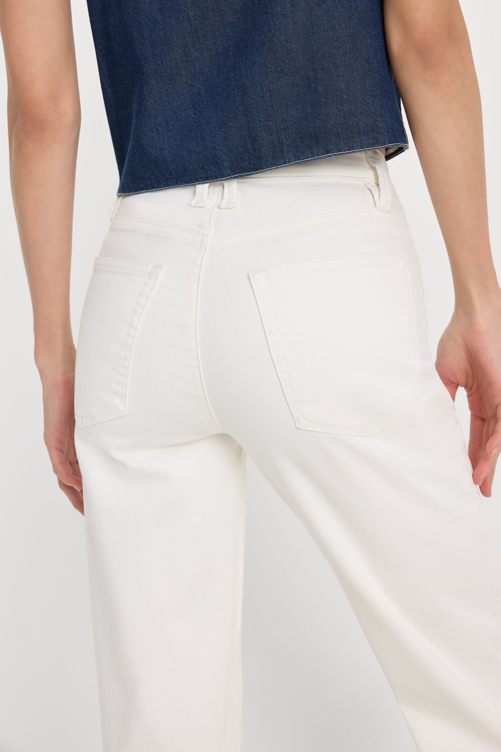 GOOD TRUE STRAIGHT JEANS | WHITE001 - Image 6