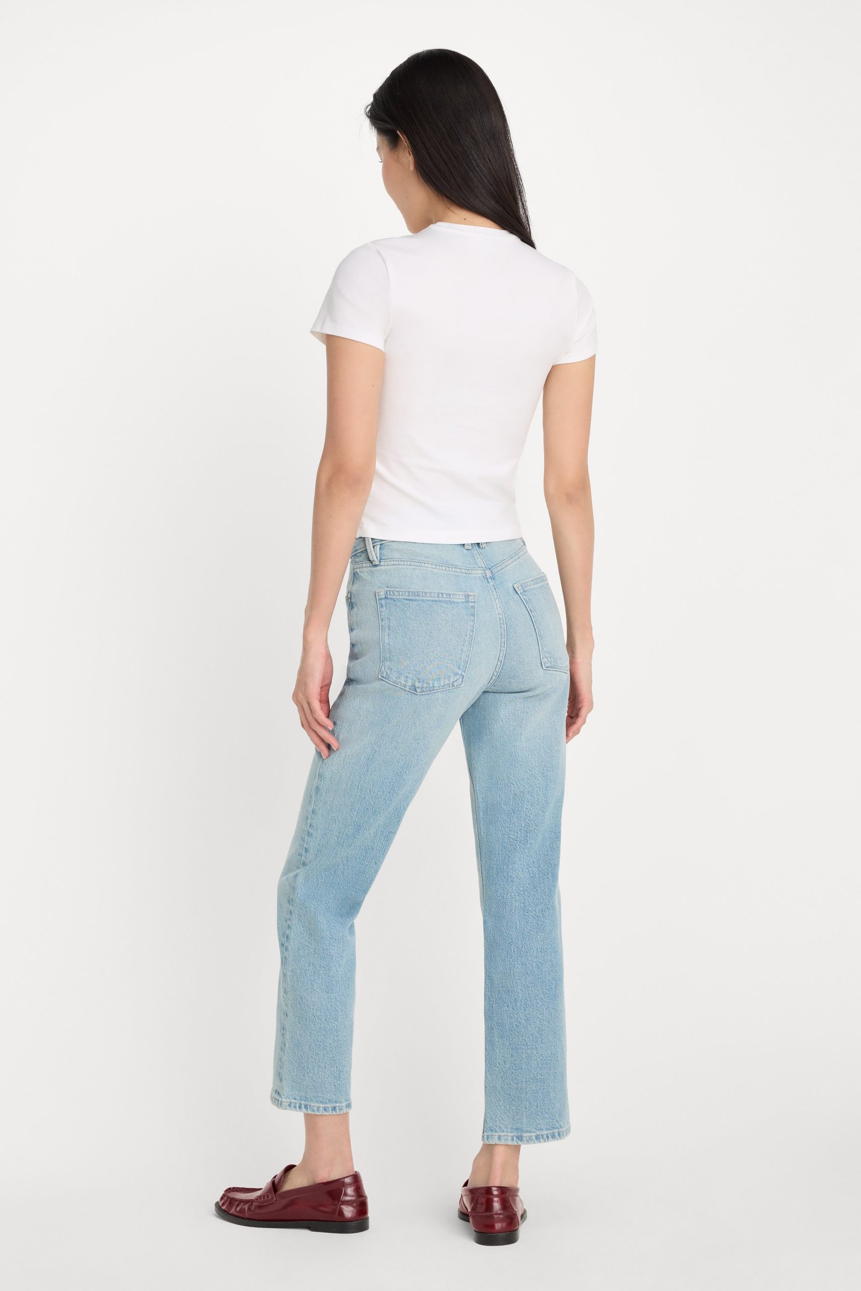 GOOD ICON STRAIGHT ANKLE JEANS | INDIGO1137 - Image 5