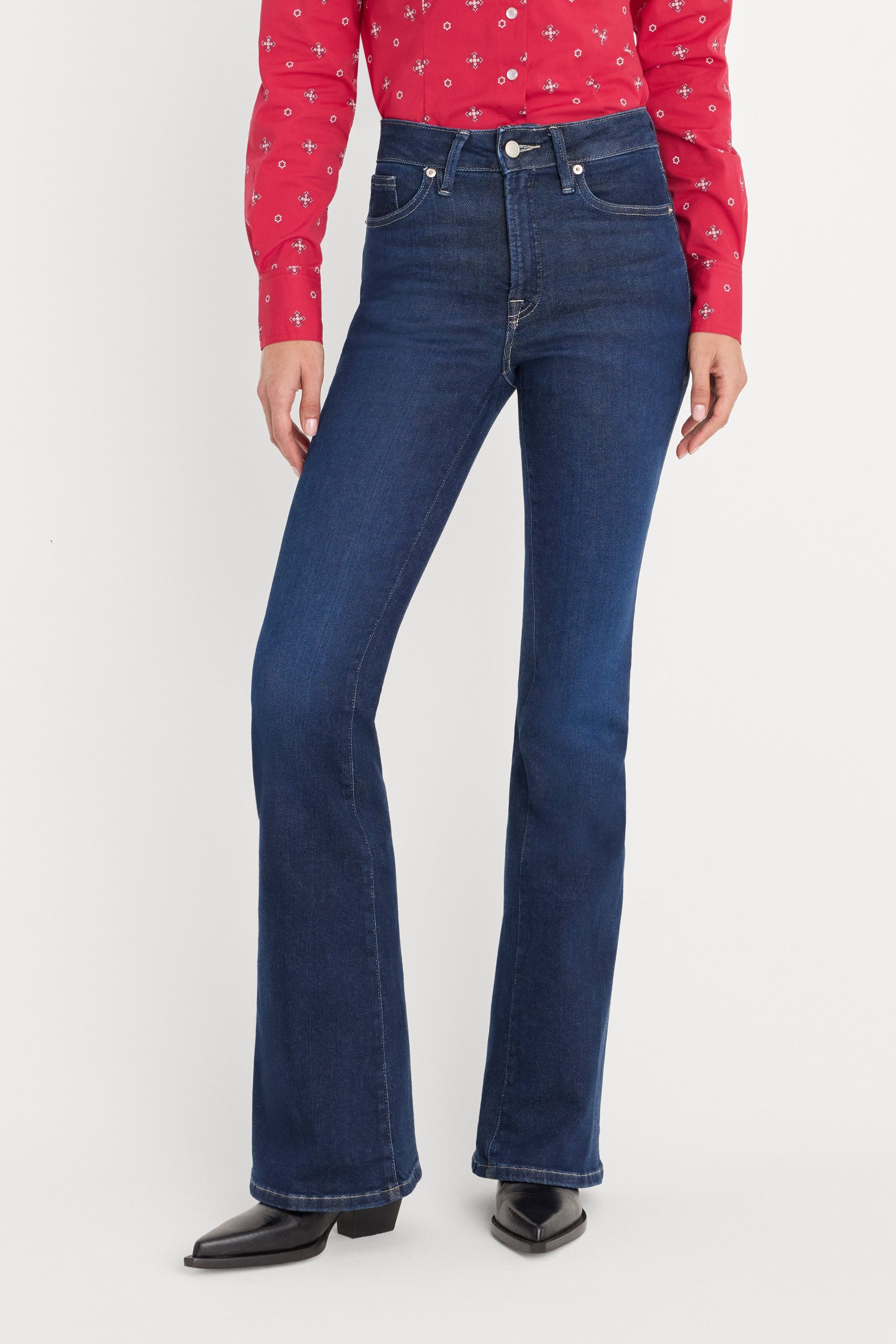 DOLLY JOLEANS GOOD LEGS FLARE JEANS | INDIGO1193 - Image 2