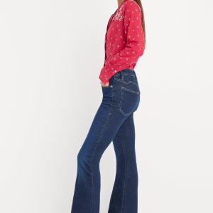 DOLLY JOLEANS GOOD LEGS FLARE JEANS | INDIGO1193