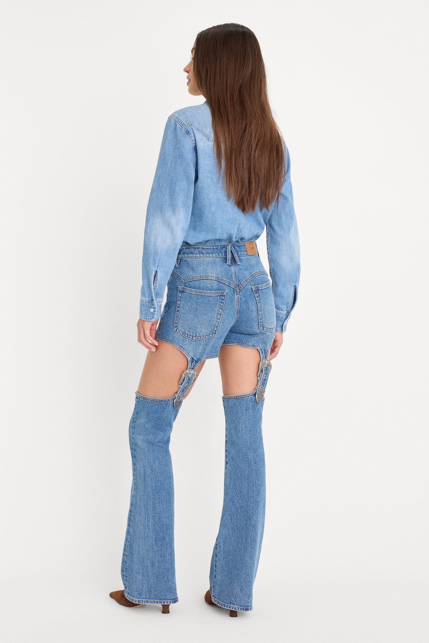 DOLLY JOLEANS BOOTCUT HIGH RISE JEANS | INDIGO1200 - Image 6