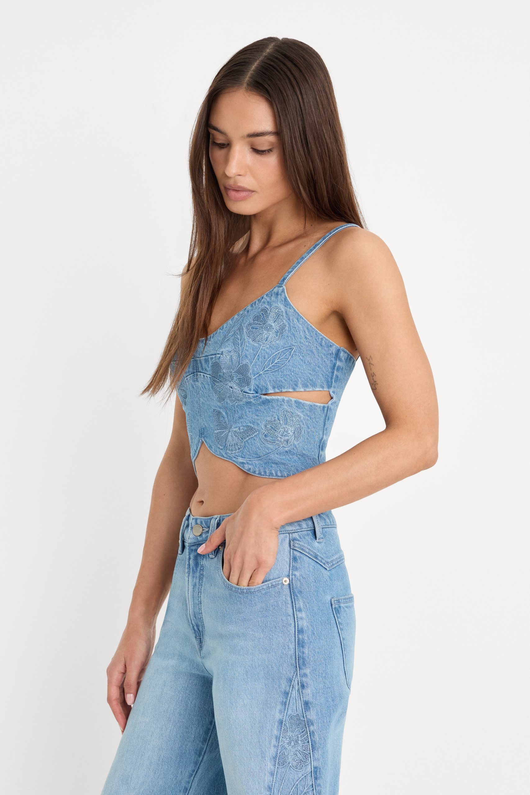 DOLLY BUTTERFLY TOP | INDIGO1201 - Image 3