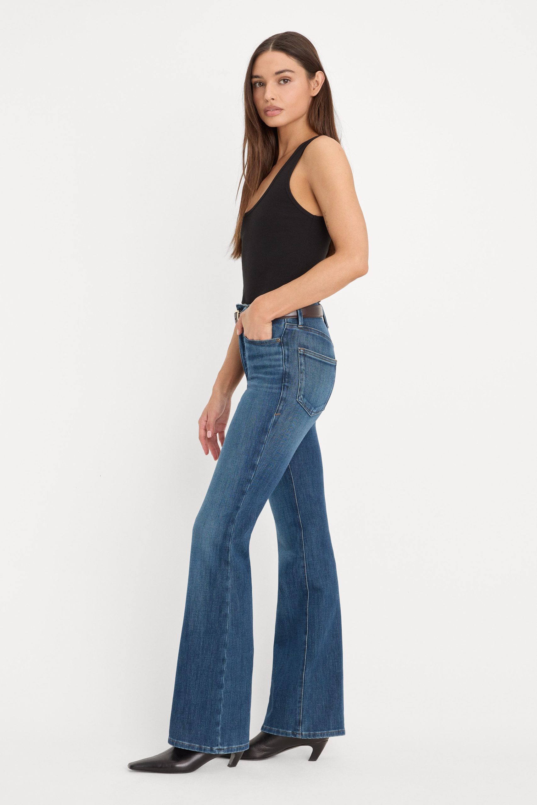 SOFT TECH GOOD CLASSIC BOOTCUT JEANS | INDIGO1132 - Image 3