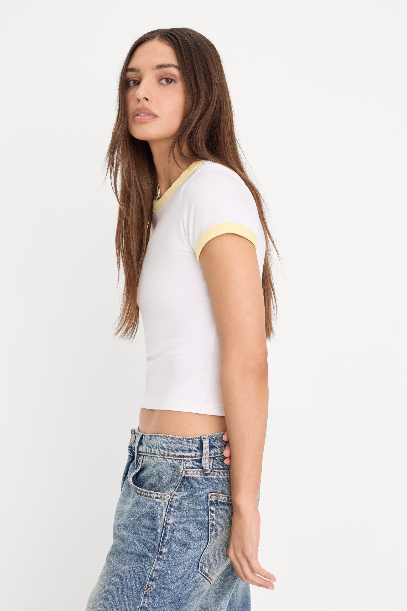THE RINGER BABY TEE | WHITE001 - Image 3