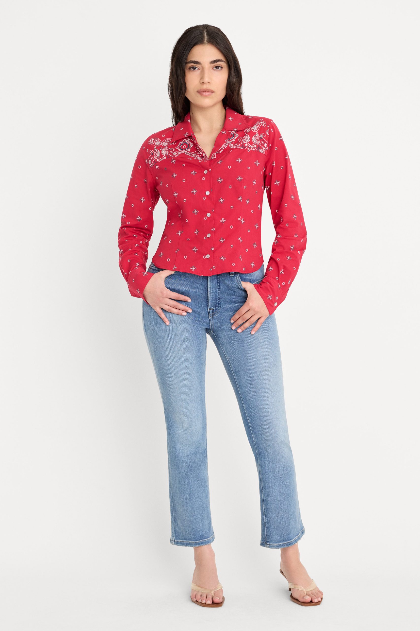 DOLLY JOLEANS PETITE STRAIGHT JEANS | INDIGO1195 - Image 3