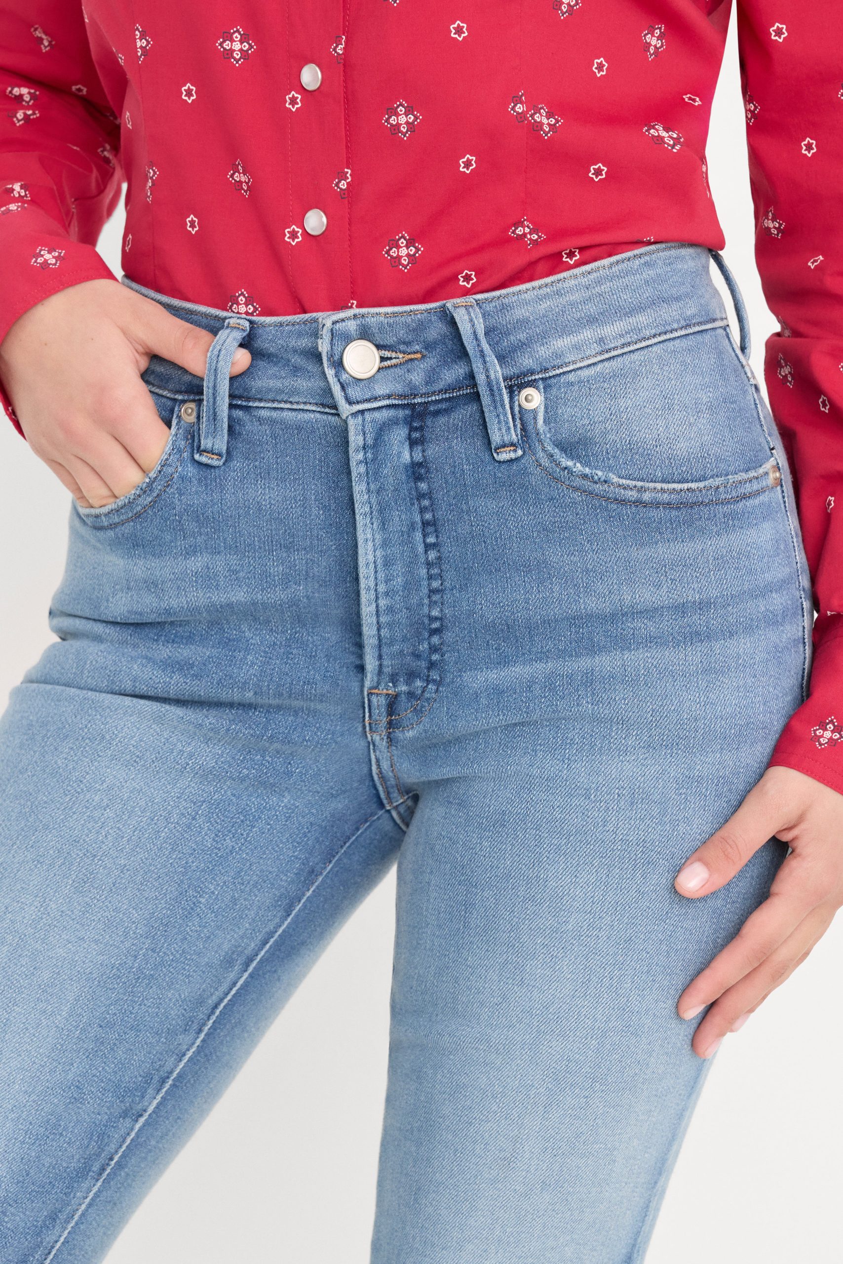 DOLLY JOLEANS PETITE STRAIGHT JEANS | INDIGO1195 - Image 4