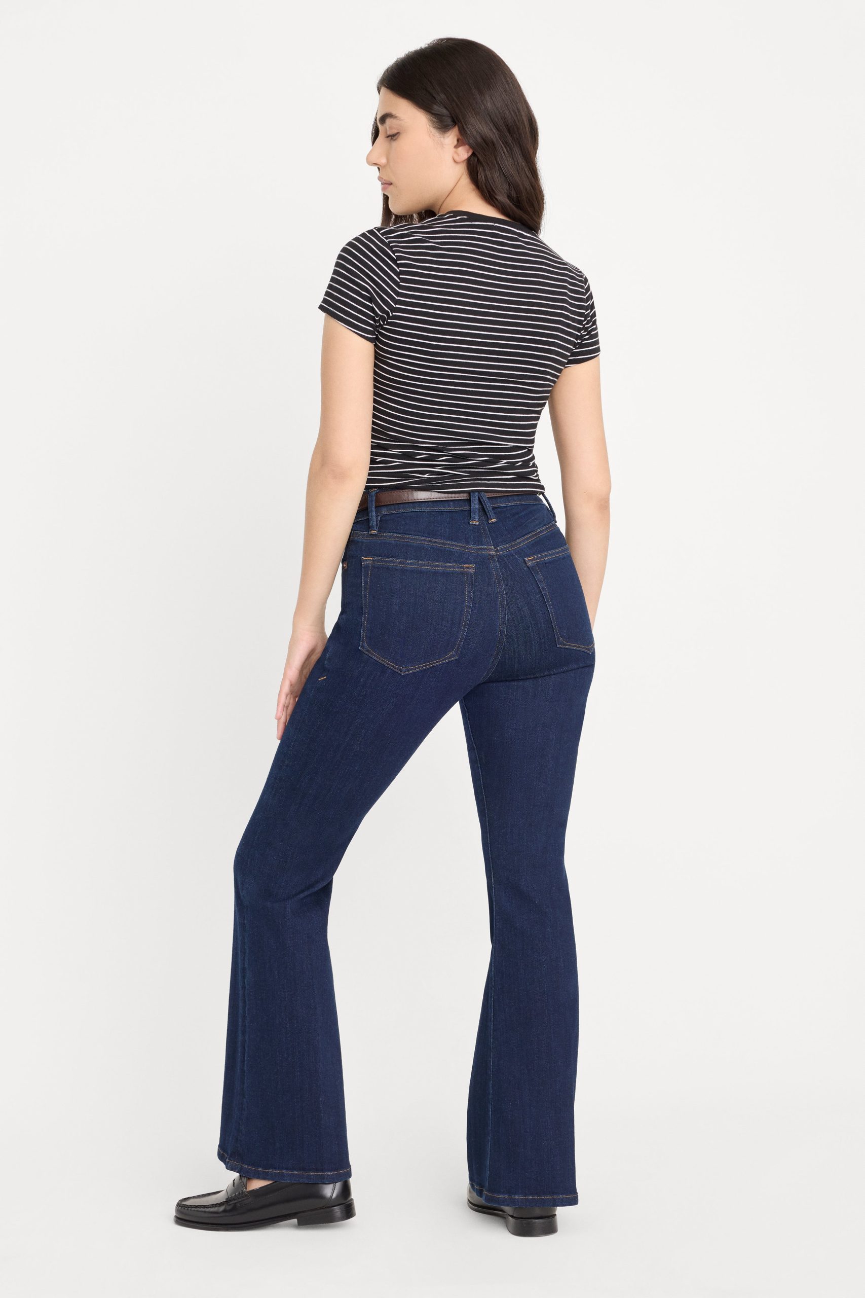 GOOD PETITE FLARE JEANS | INDIGO1153 - Image 6