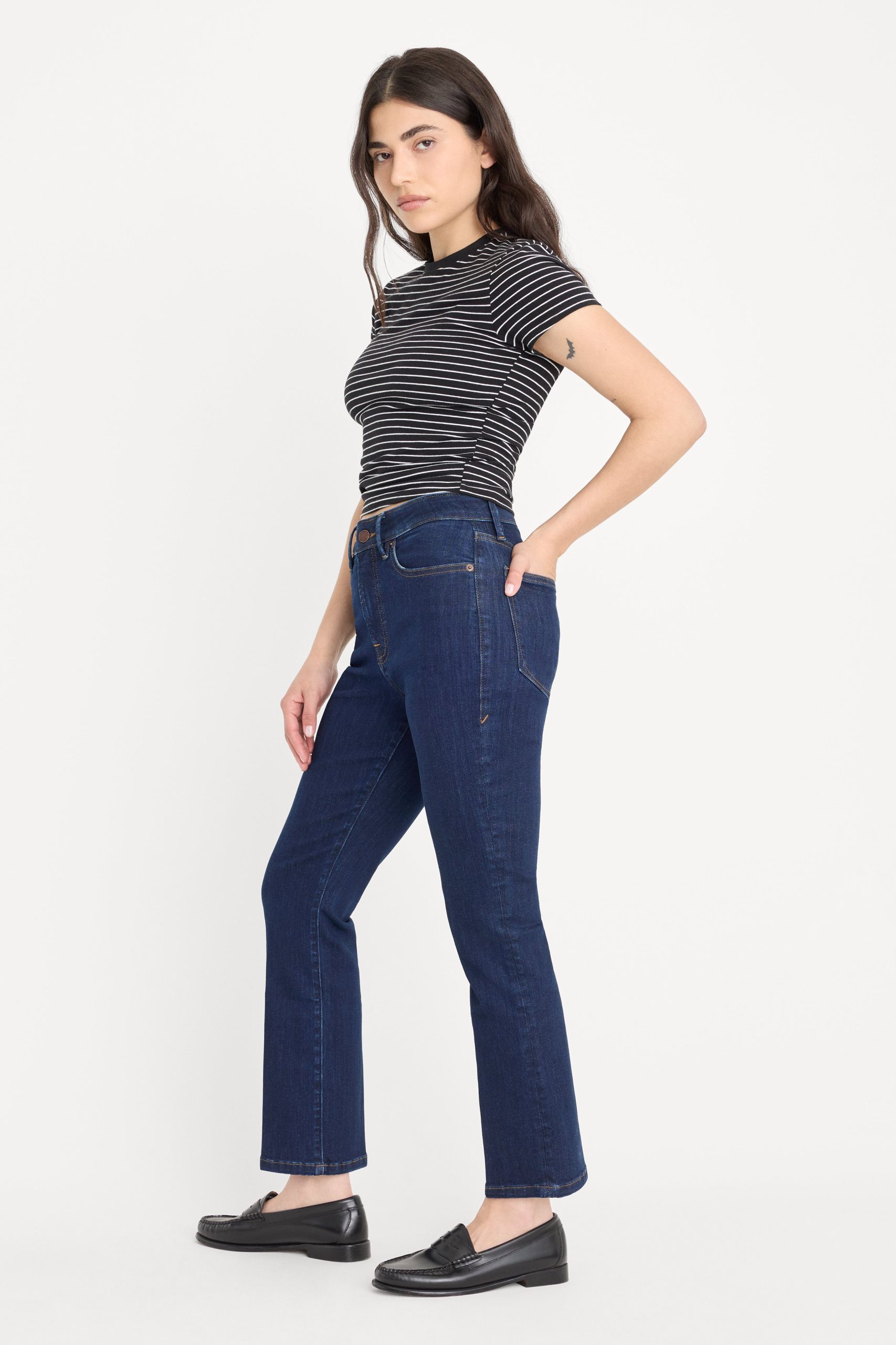 GOOD PETITE STRAIGHT JEANS | INDIGO1153 - Image 3