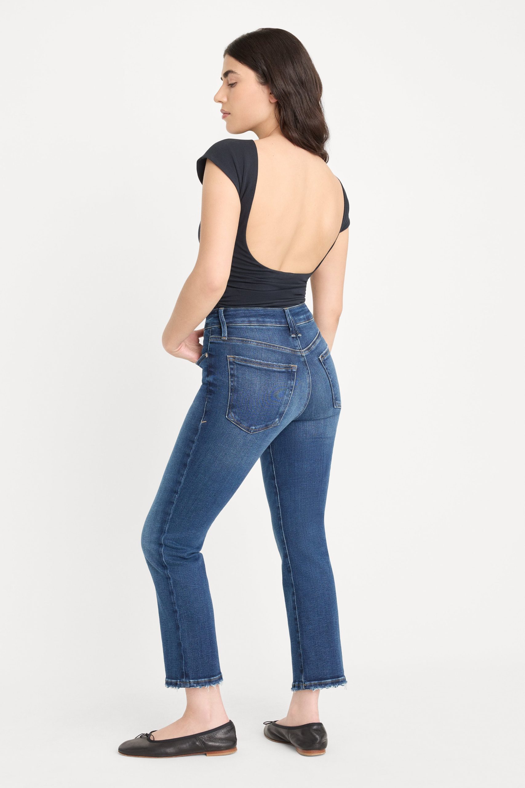 SOFT TECH GOOD PETITE STRAIGHT JEANS|INDIGO511 - Image 5