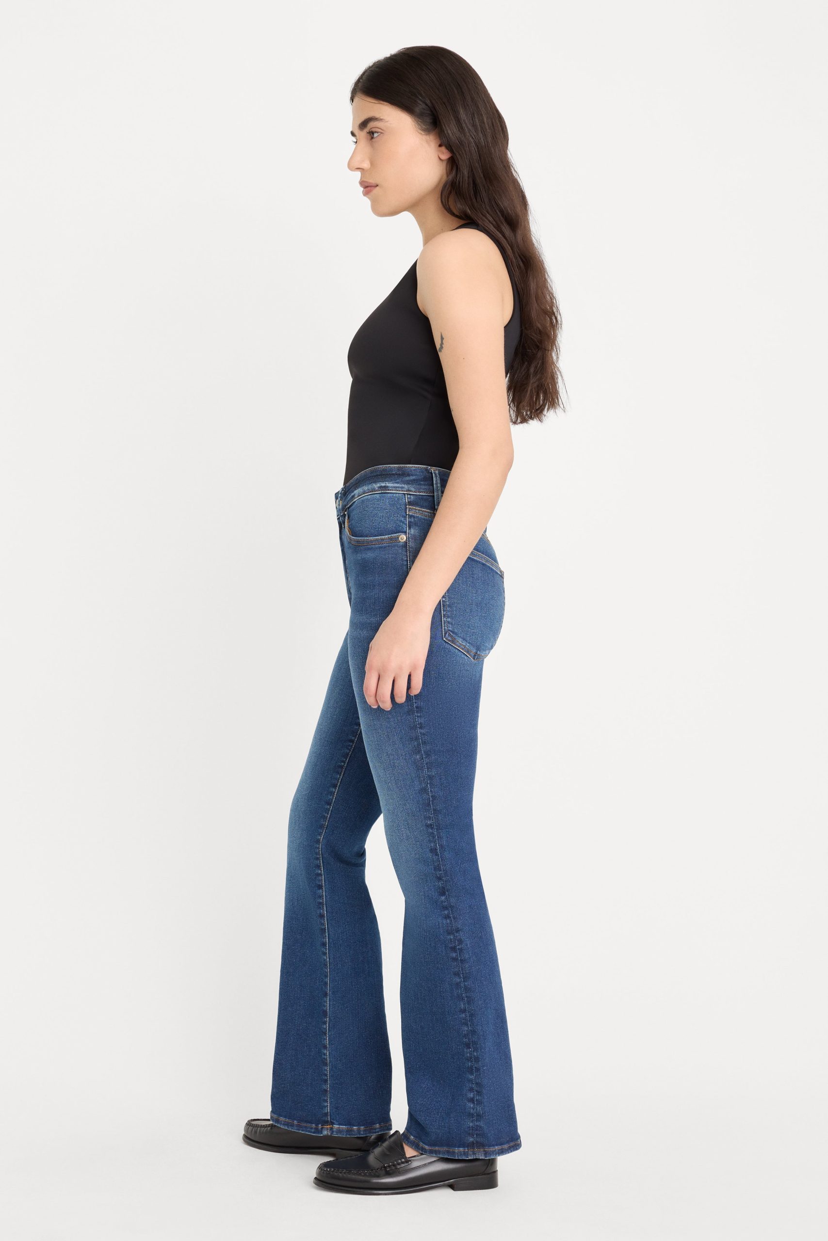 ALWAYS FITS GOOD PETITE BOOTCUT JEANS | INDIGO446 - Image 4