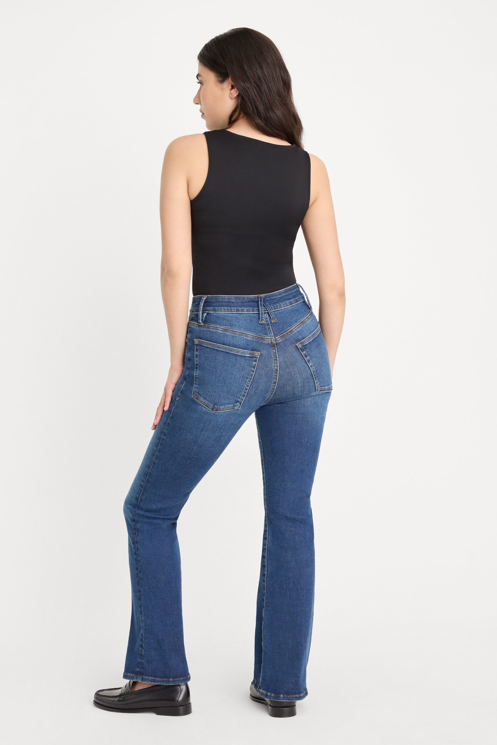 ALWAYS FITS GOOD PETITE BOOTCUT JEANS | INDIGO446 - Image 6