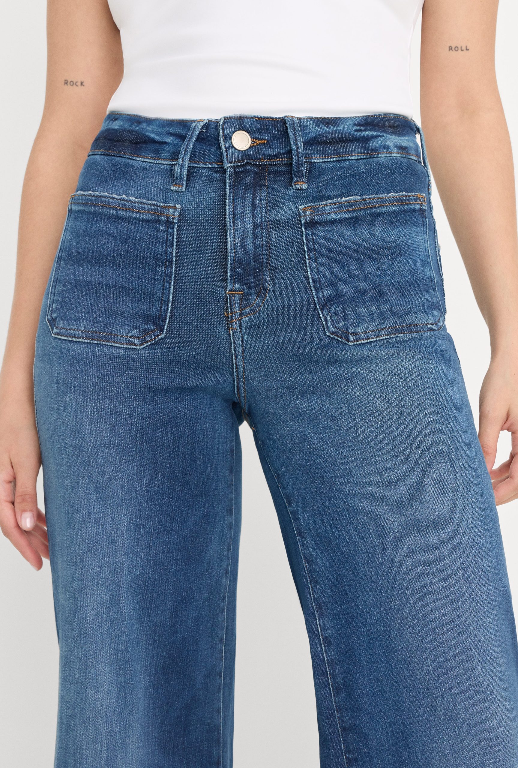 SOFT TECH GOOD PETITE PALAZZO JEANS|INDIGO511 - Image 4