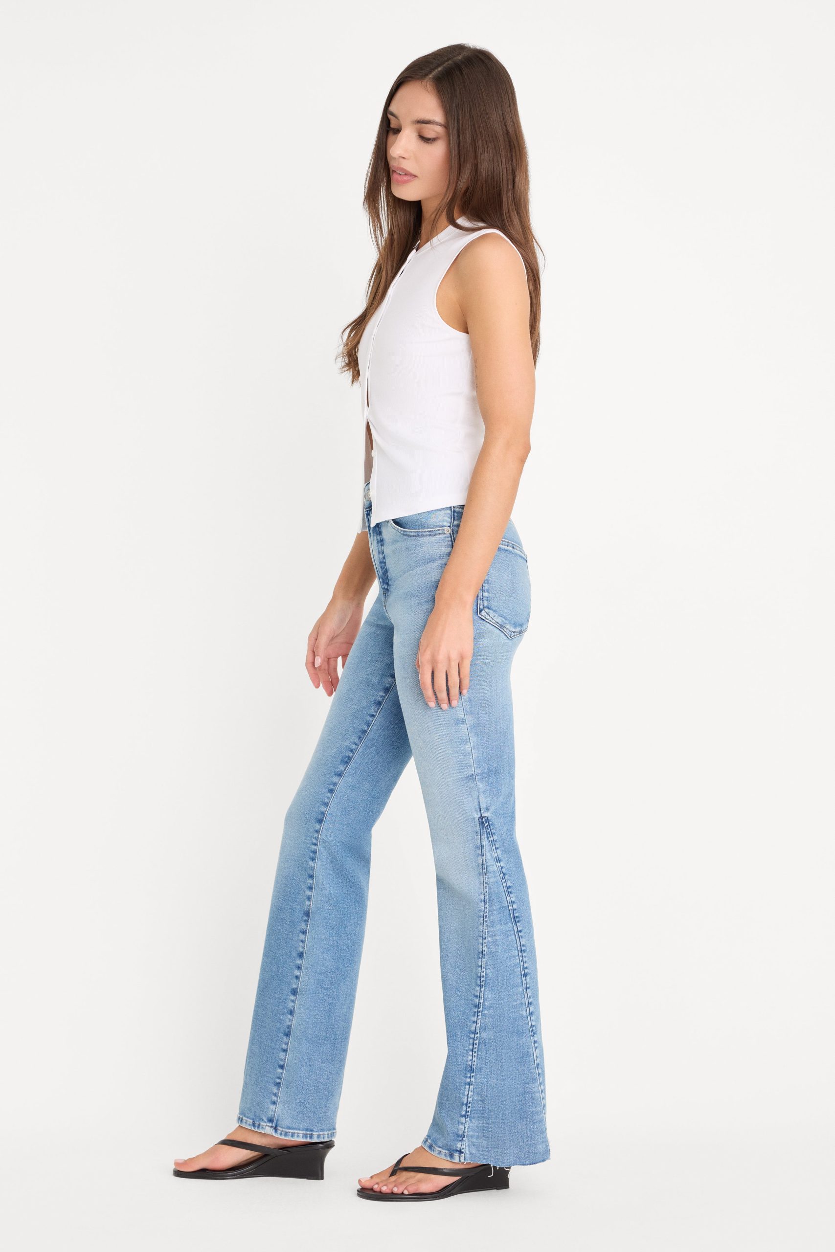 SOFT TECH GOOD CLASSIC BOOTCUT JEANS | INDIGO1019 - Image 3