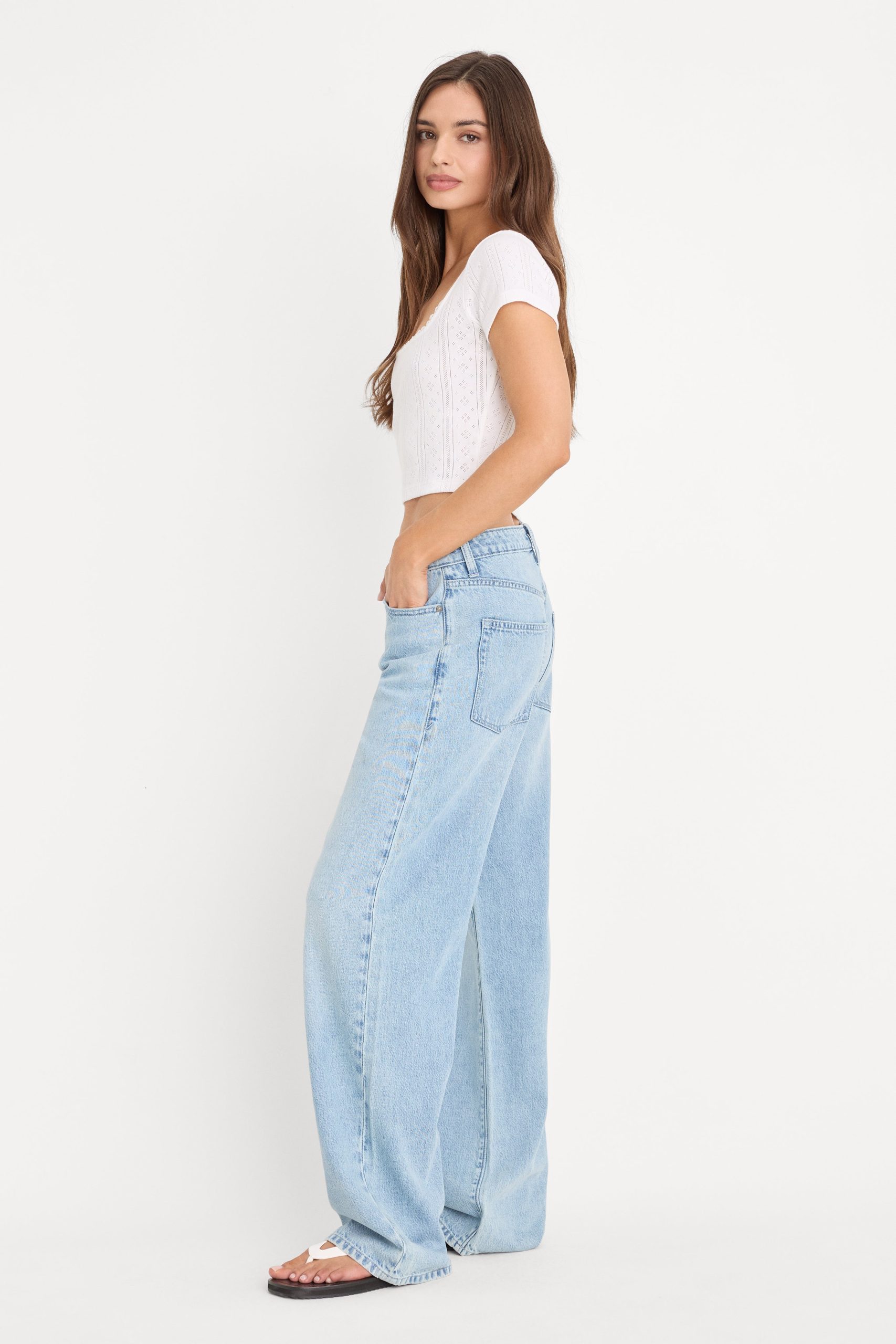 WEIGHTLESS WIDE JEANS | INDIGO1250 - Image 3