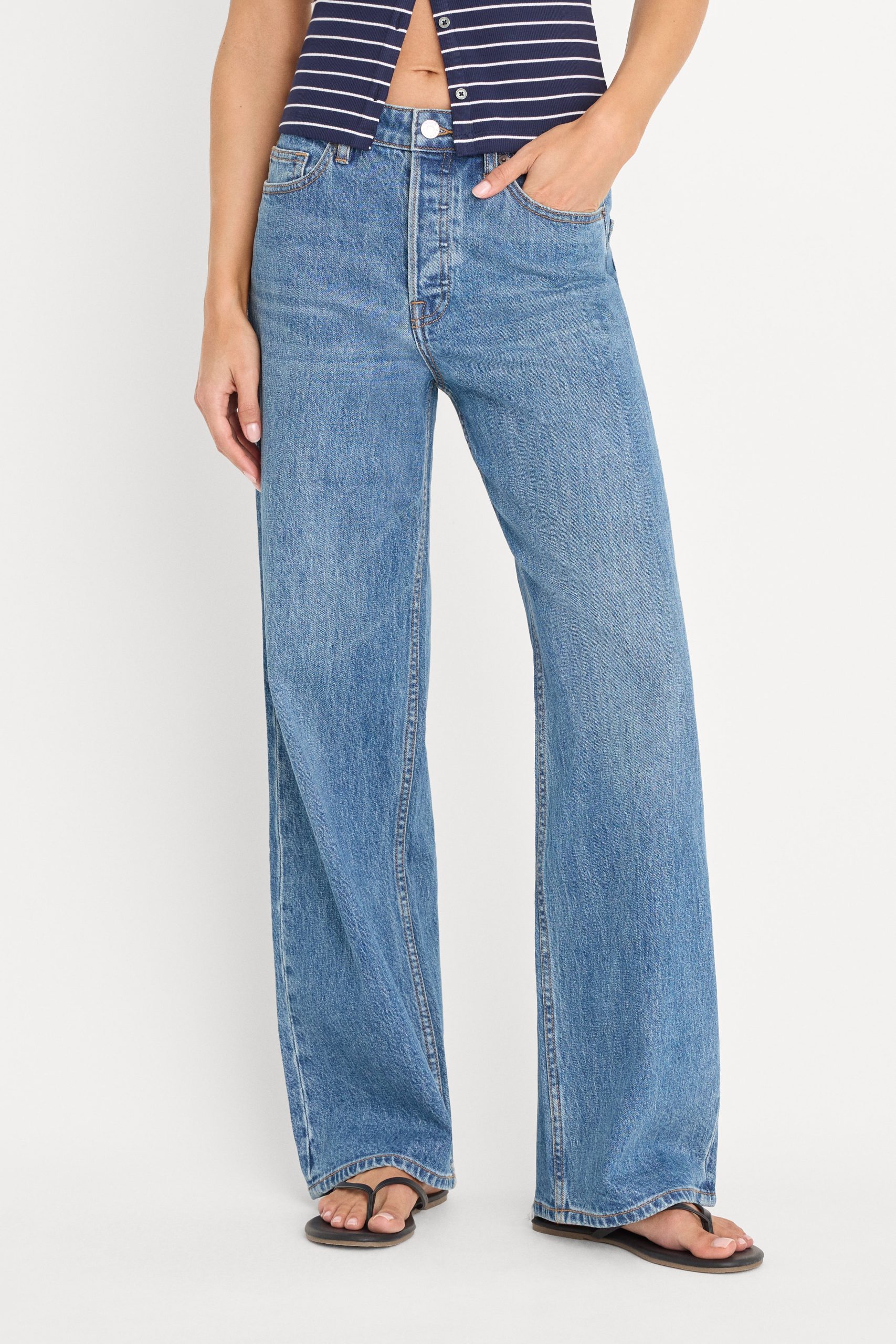 VINTAGE WIDE JEANS | INDIGO1237 - Image 2