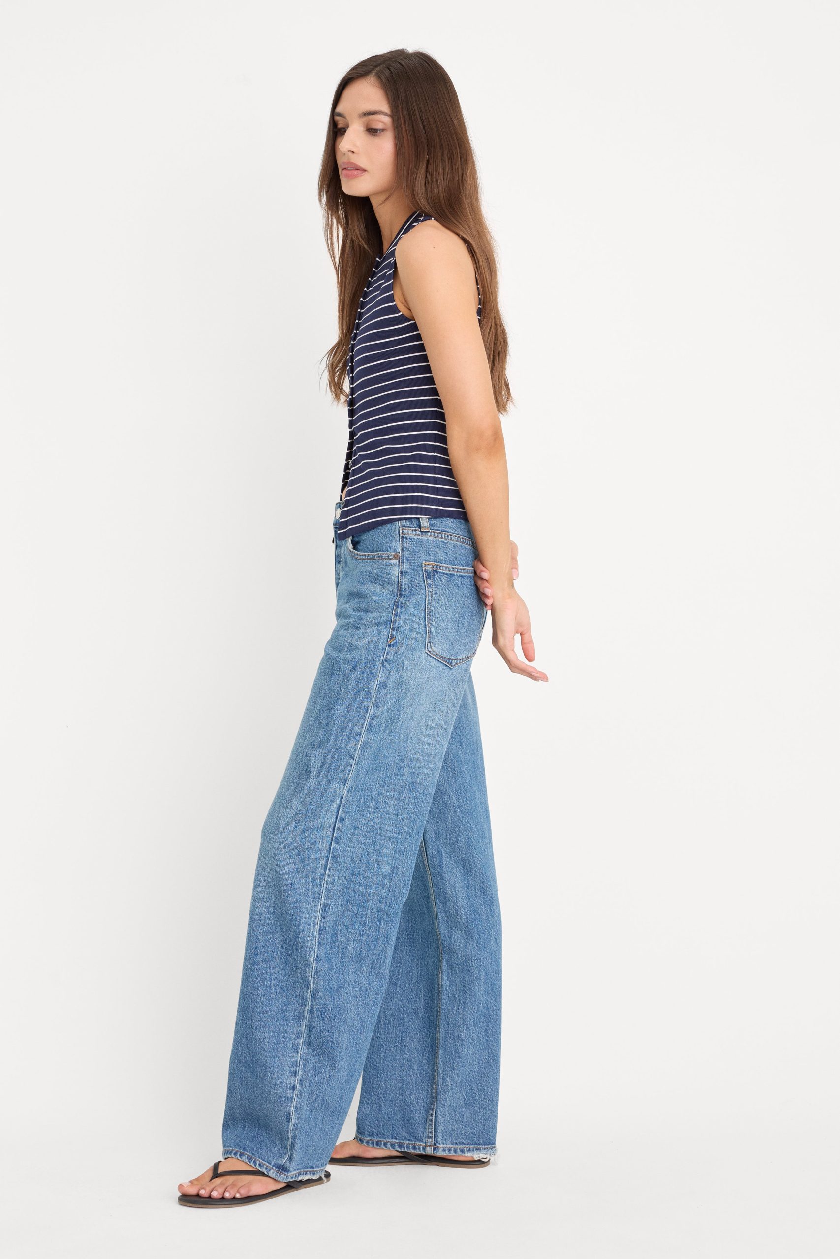 VINTAGE WIDE JEANS | INDIGO1237 - Image 3